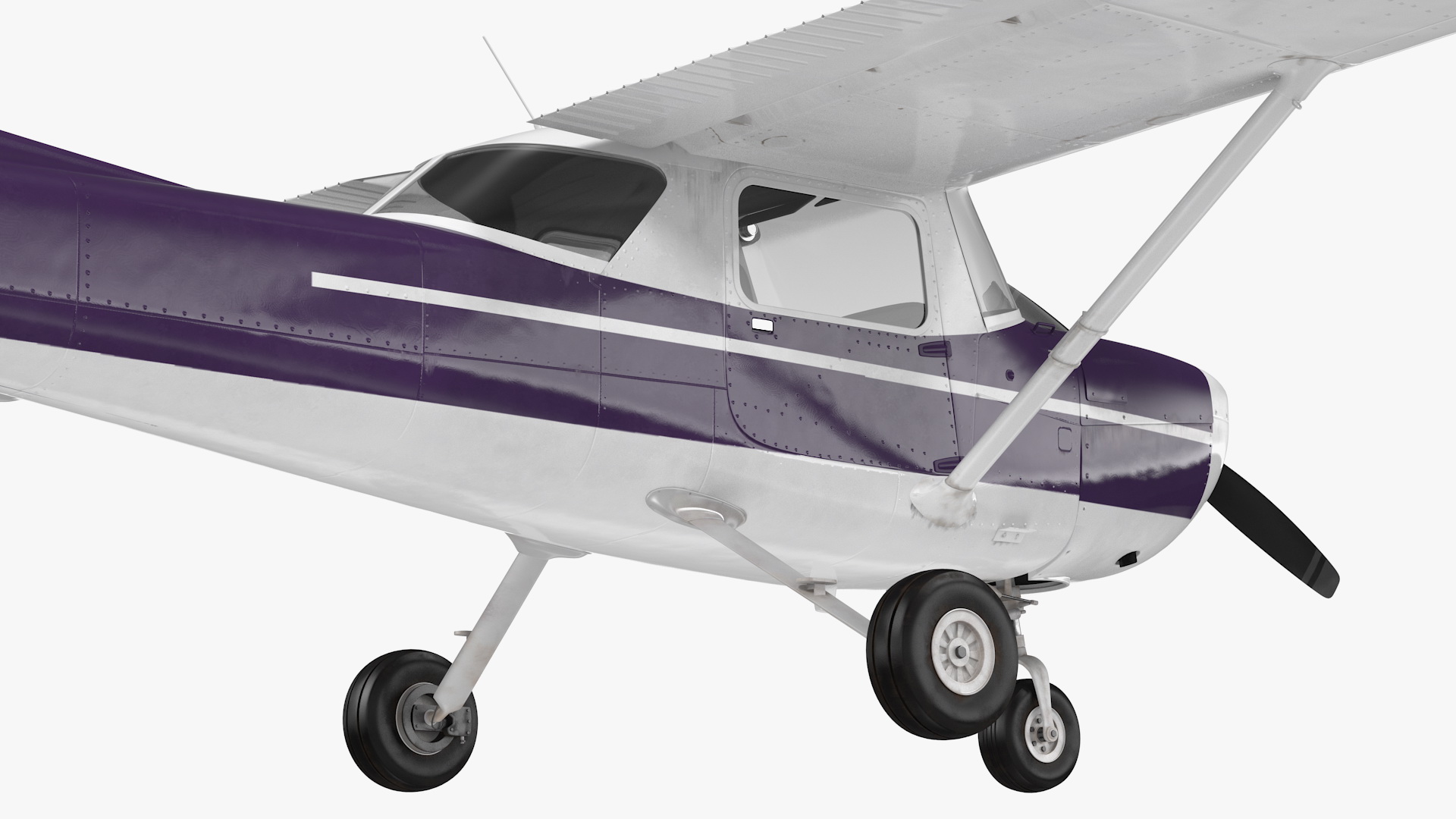 Single Engine Aircraft Rigged 3D model