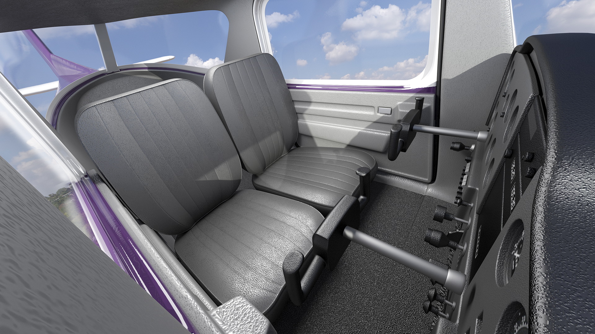 Single Engine Aircraft Rigged 3D model