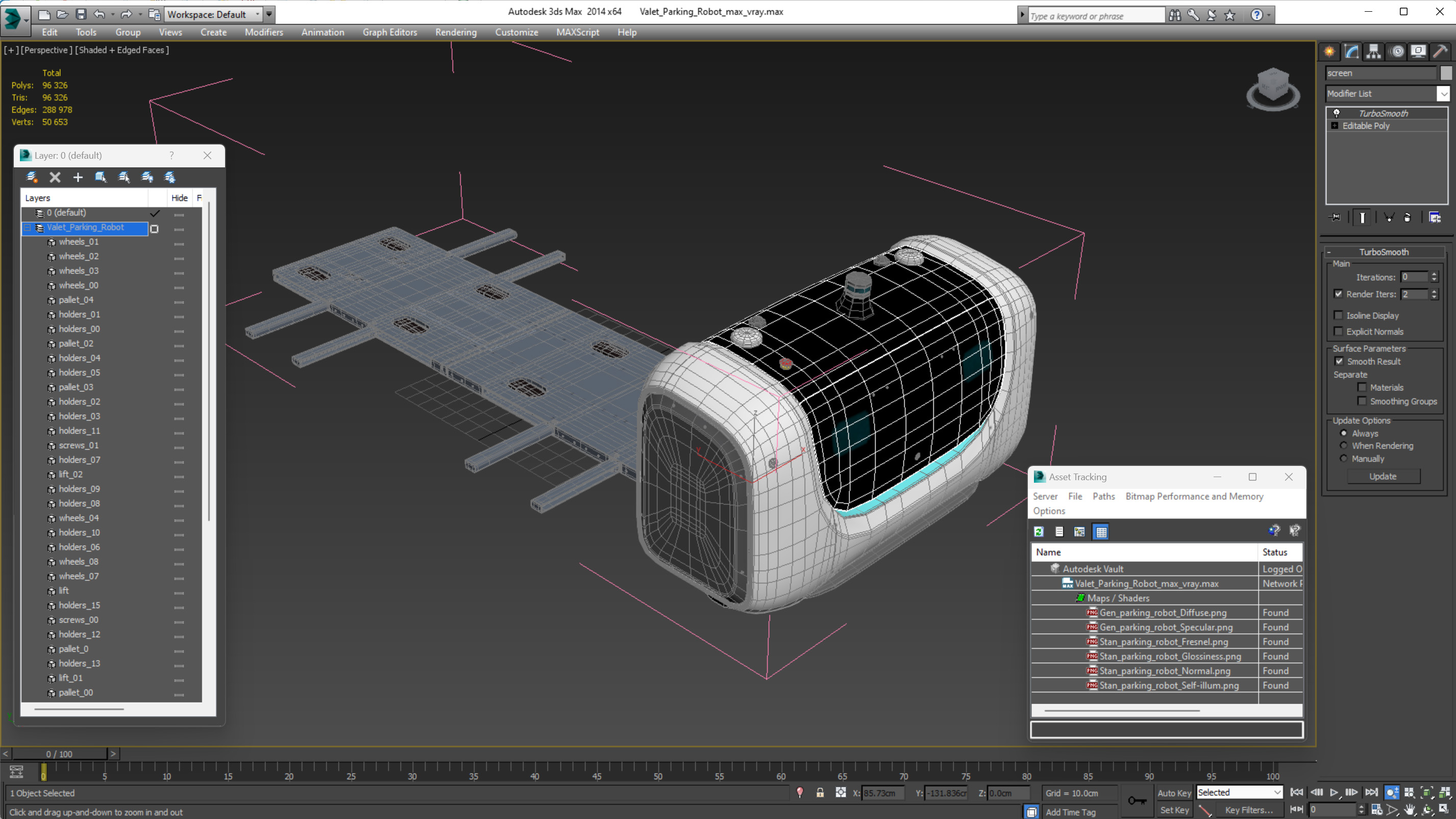 Valet Parking Robot 3D model