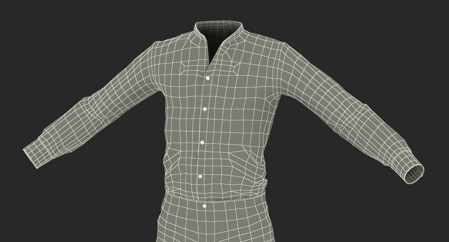 3D model Casual Men Clothes 5
