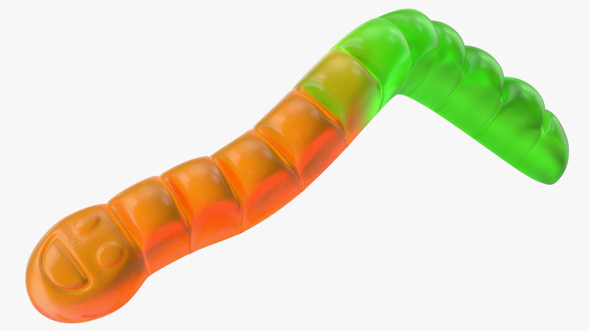 3D model Colorful Gummy Worms Pile