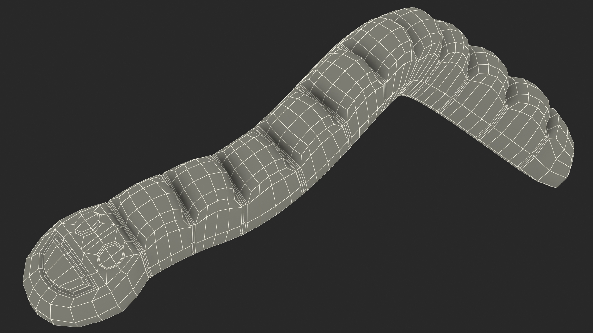 3D model Colorful Gummy Worms Pile