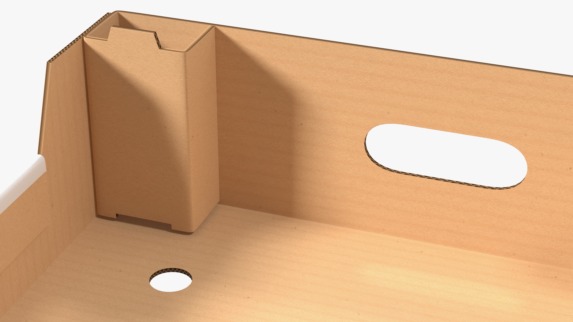 3D model Corrugated Tray Box for Vegetables And Fruits