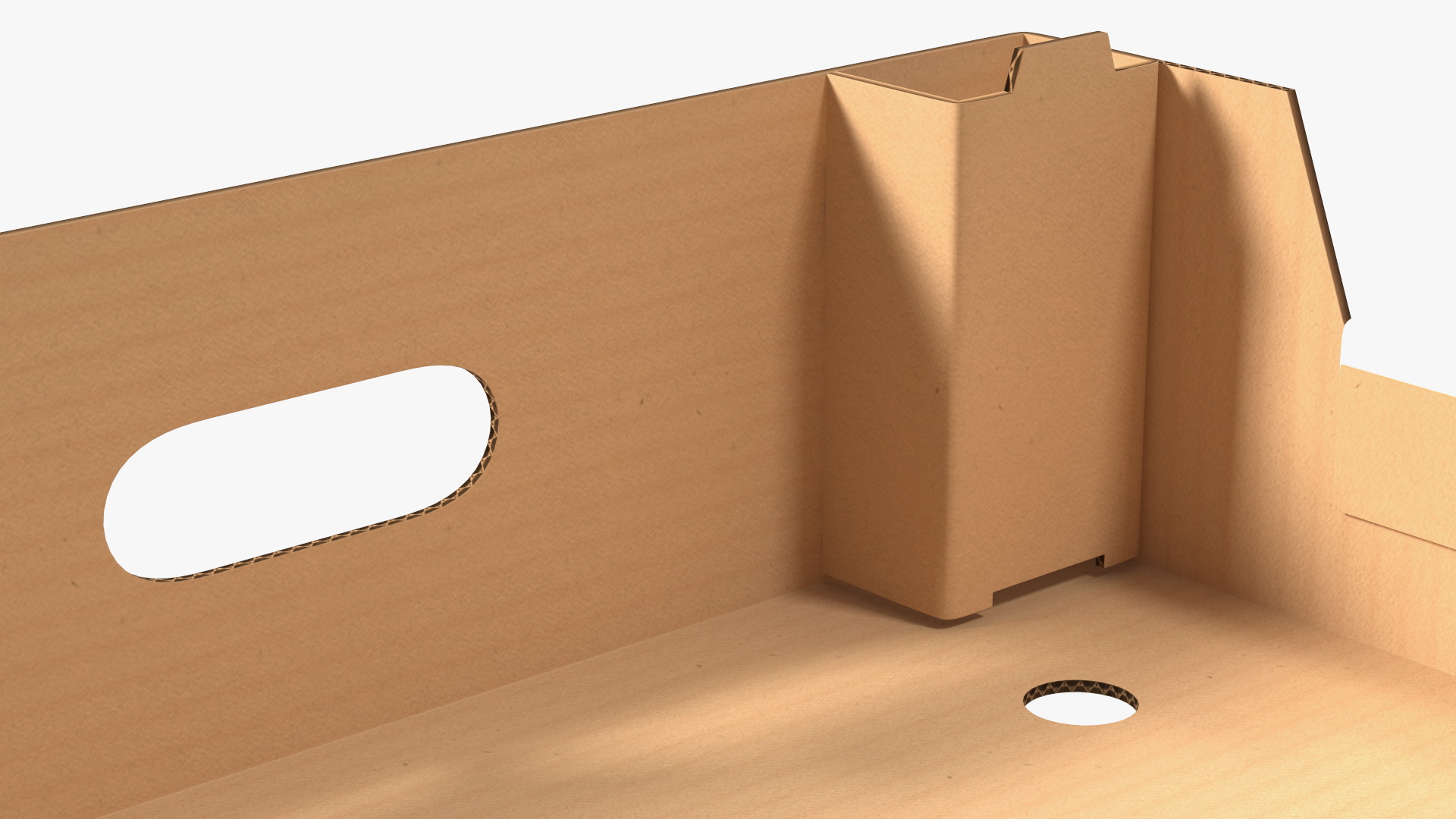 3D model Corrugated Tray Box for Vegetables And Fruits