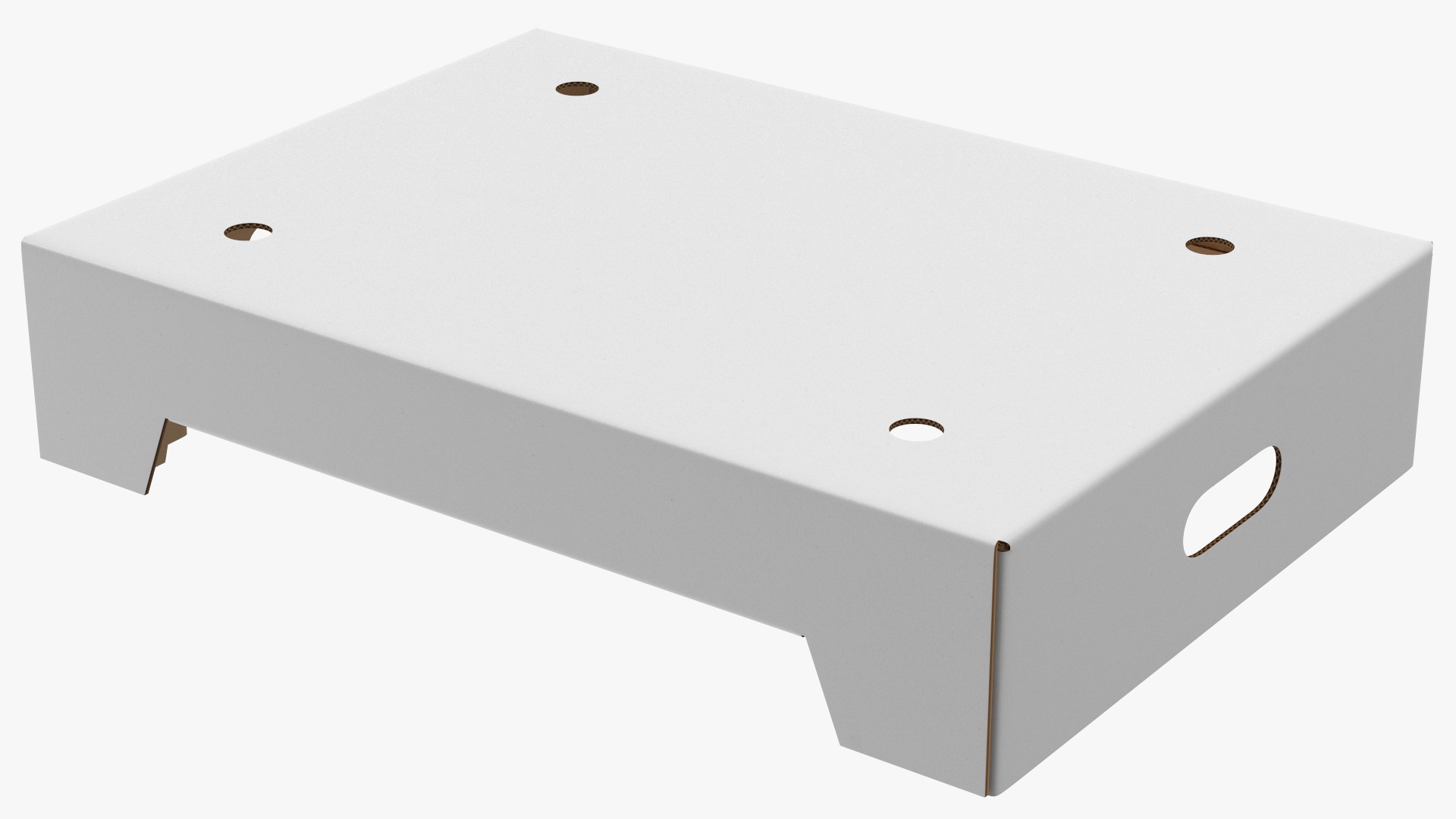 3D model Corrugated Tray Box for Vegetables And Fruits