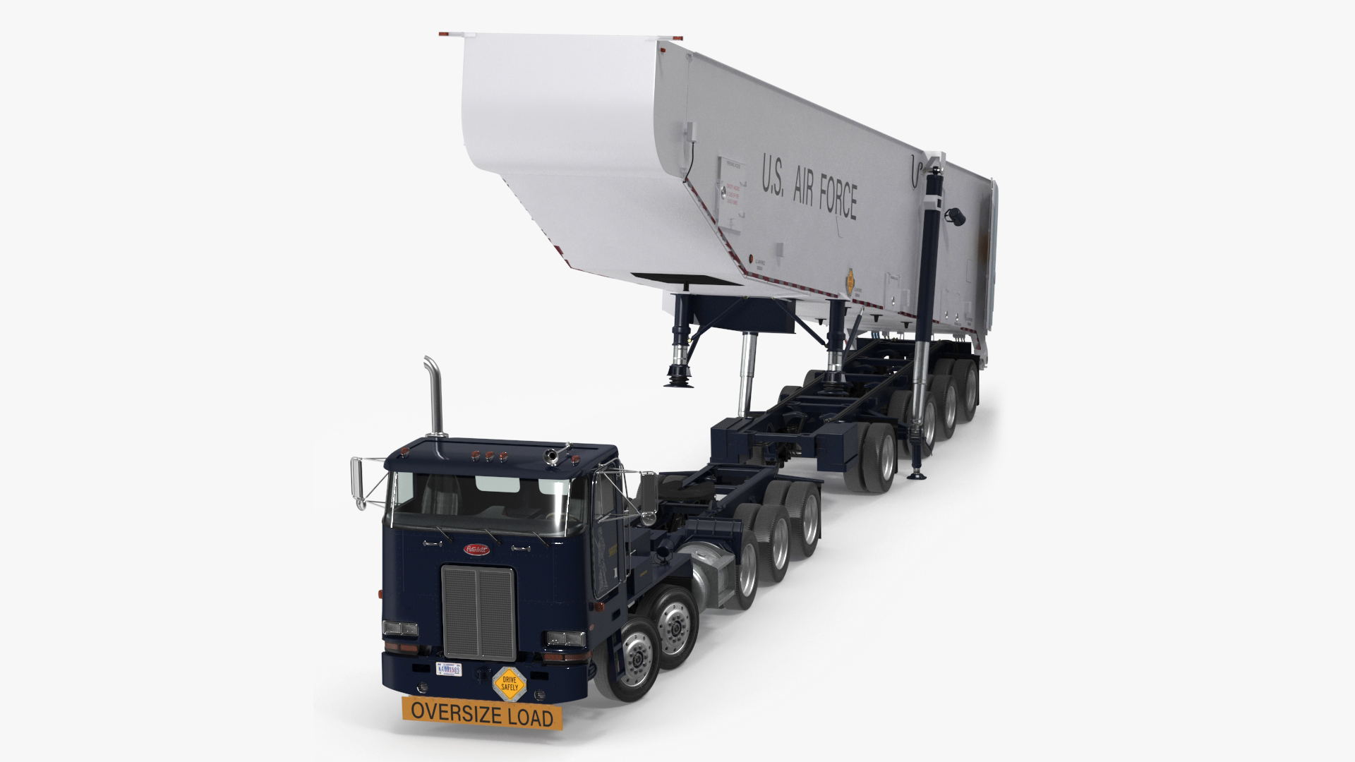 Minuteman Transporter Erector Loader Rigged for Cinema 4D 3D