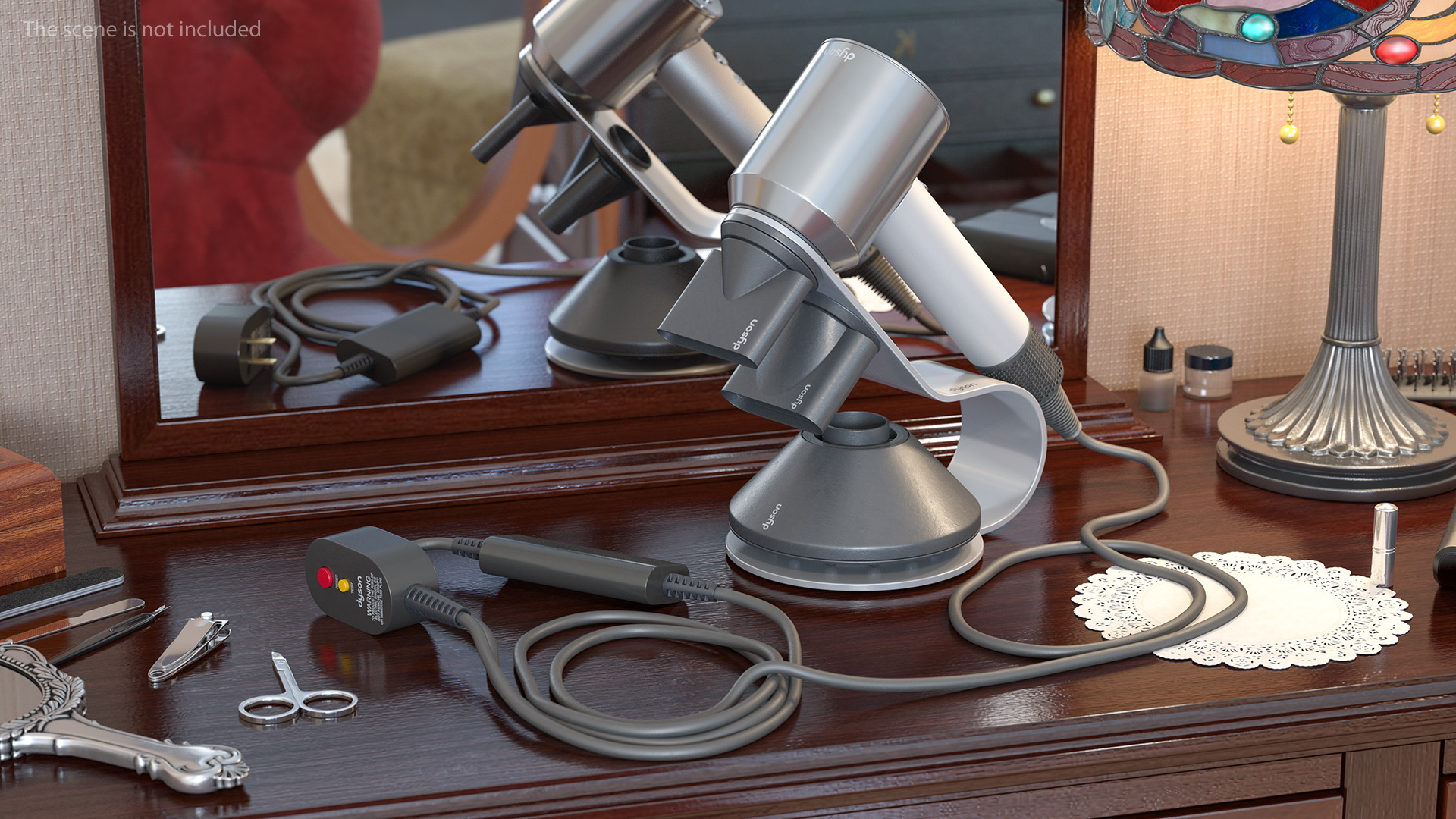 3D Dyson Hair Dryer Professional Edition with Stand model