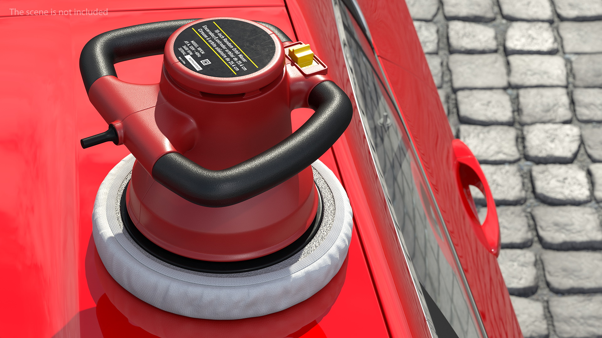 3D Car Waxer Polisher 10 Inch