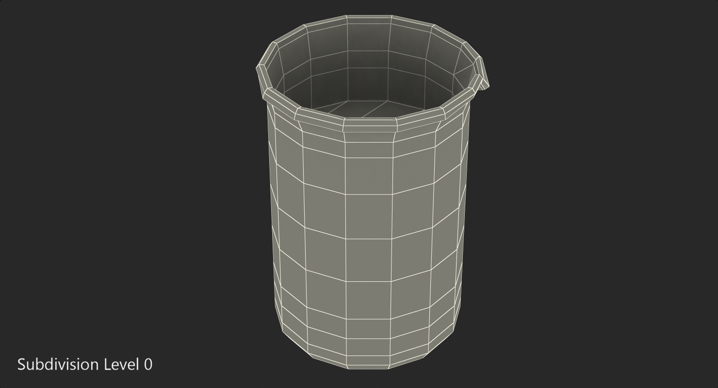 3D model Measuring Cup with Liquid