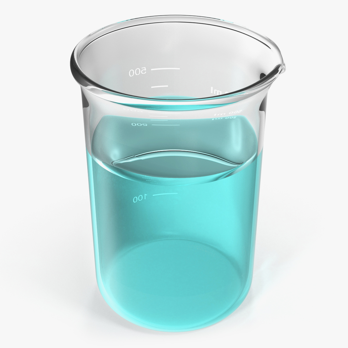 Measuring Beaker with Liquid
