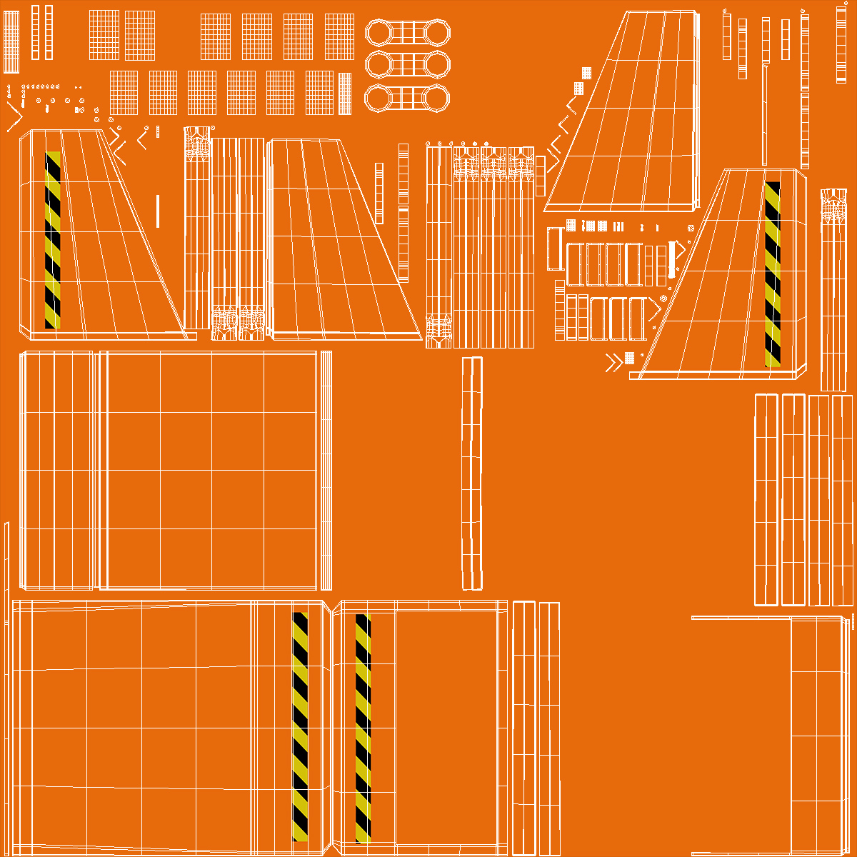 3D model Silo Container with Front Flap