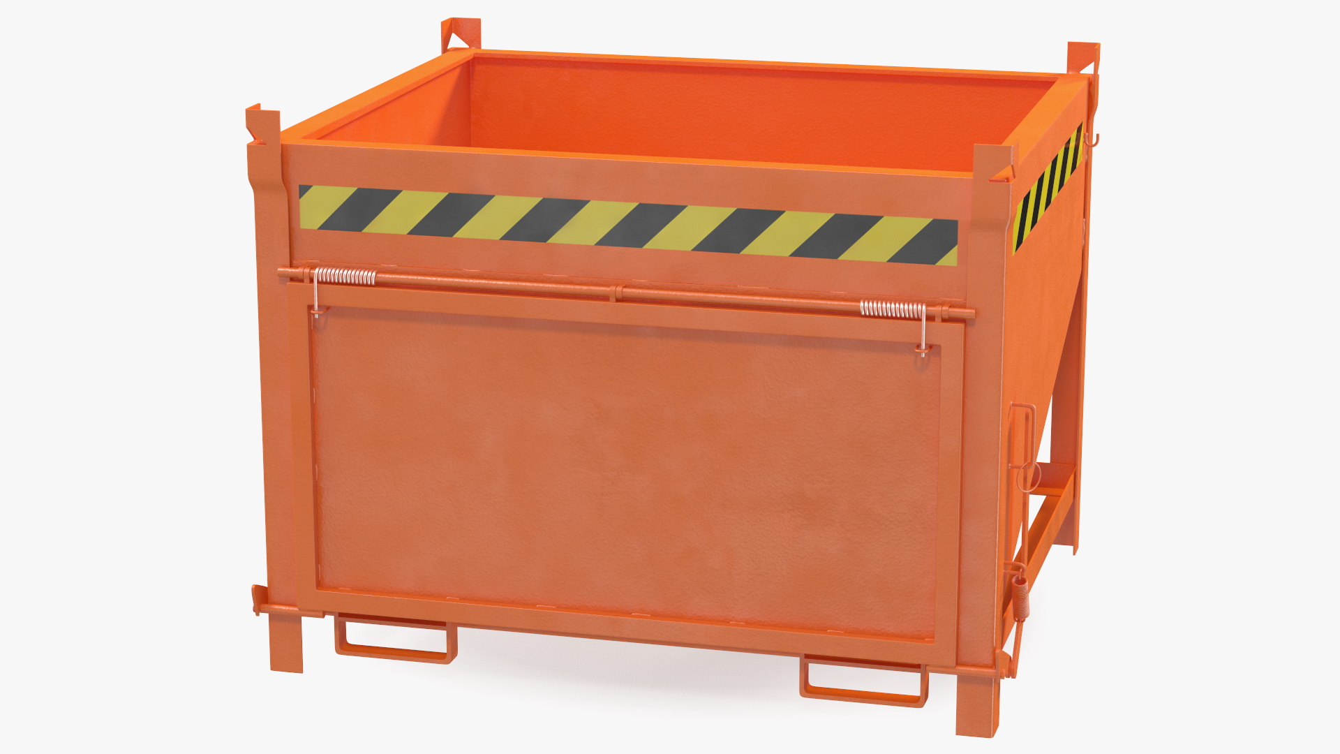 3D model Silo Container with Front Flap