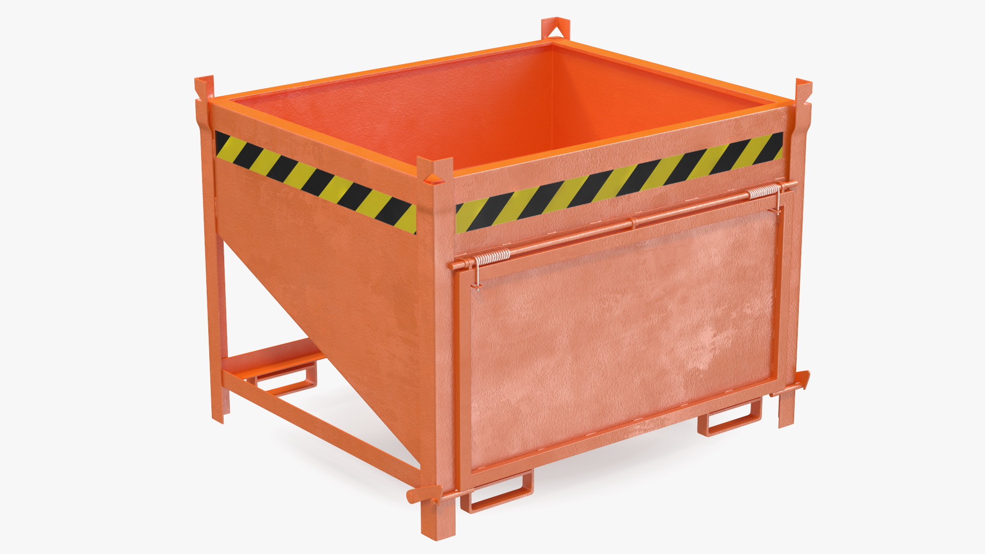 3D model Silo Container with Front Flap