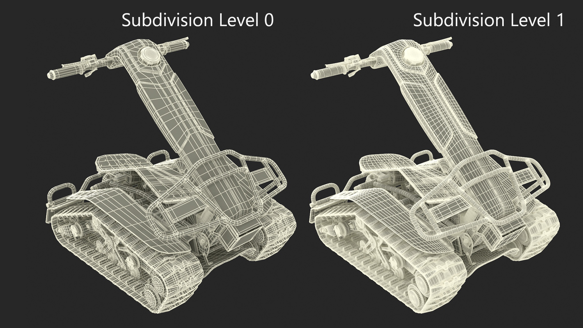 3D All Terrain Shredder Rigged for Maya