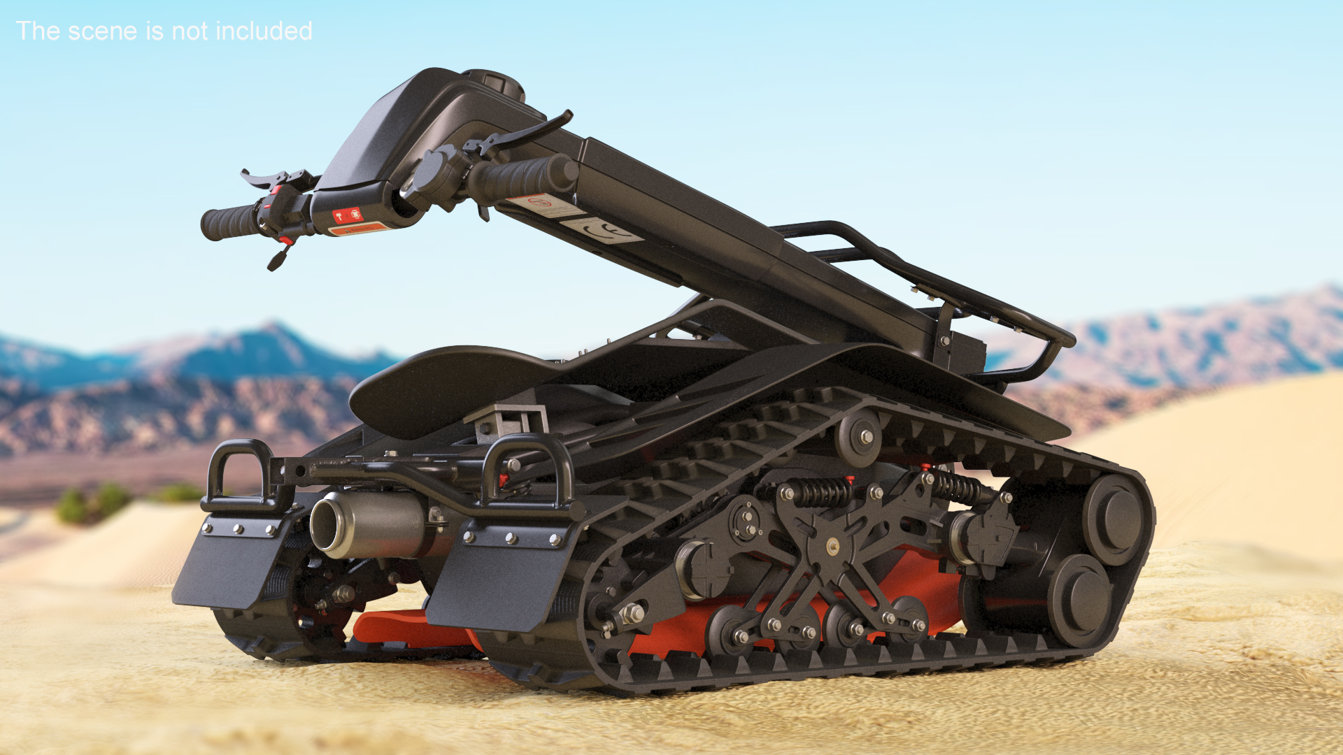 3D All Terrain Shredder Rigged for Maya