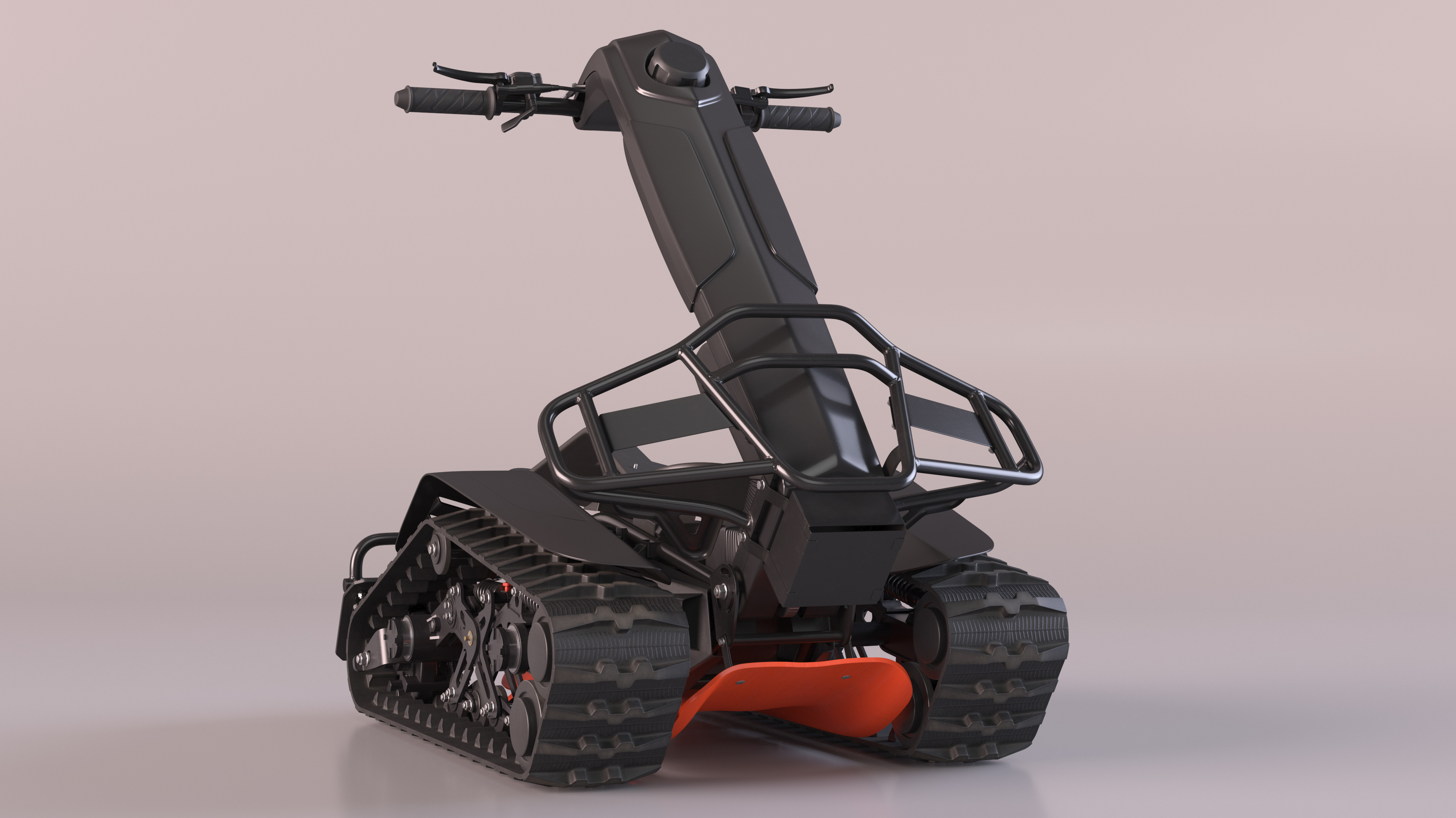 3D All Terrain Shredder Rigged for Maya