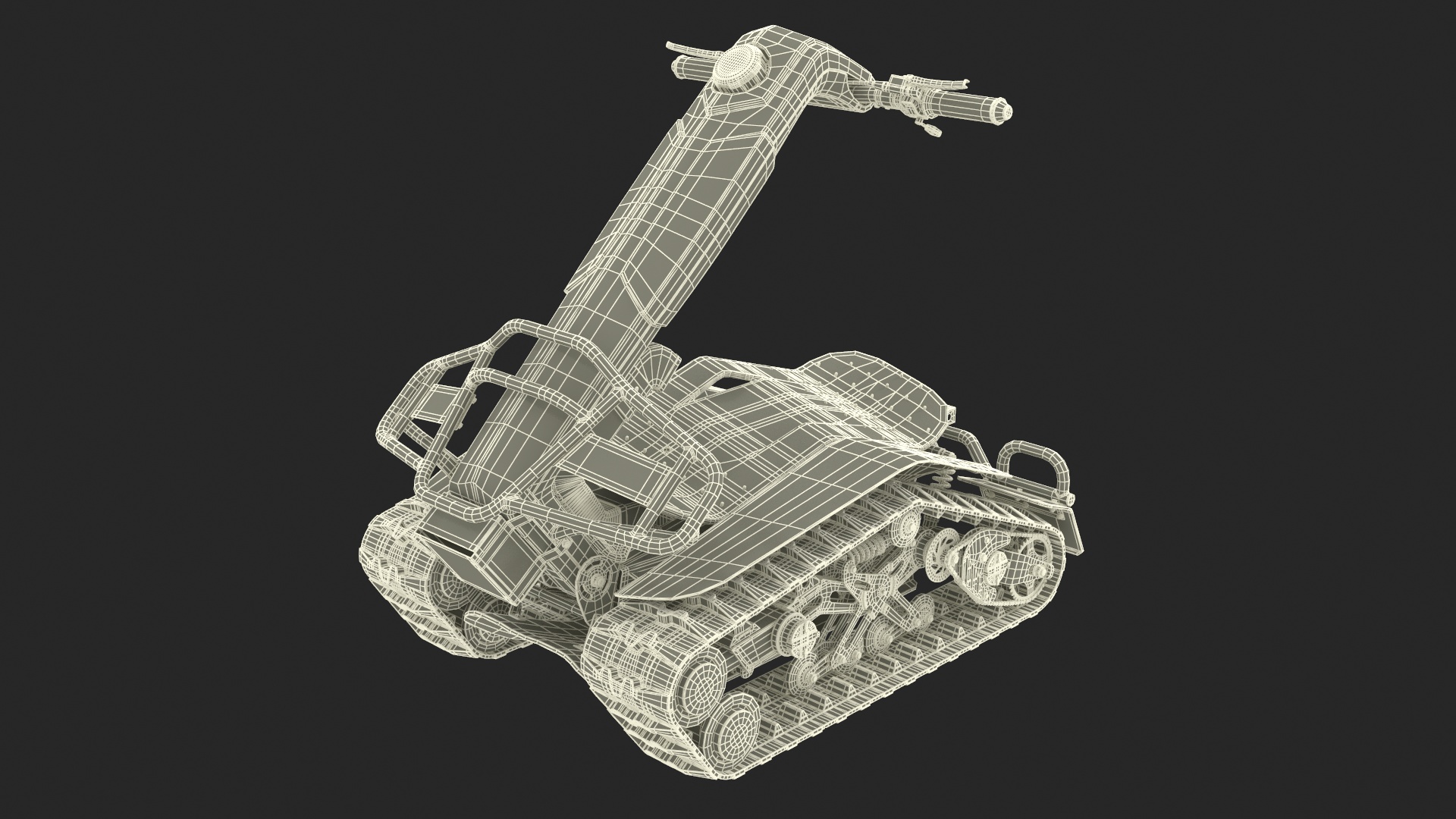 3D All Terrain Shredder Rigged for Maya