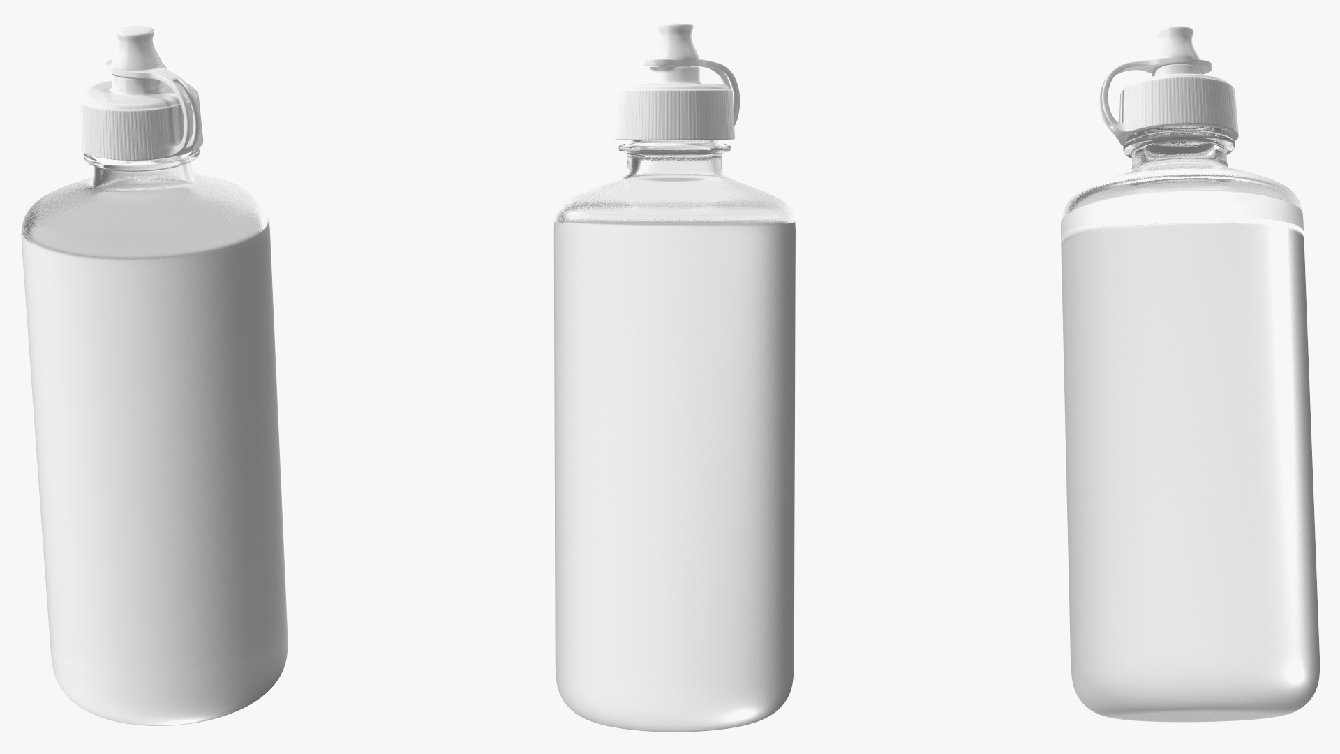 Plastic Bottle For Drops 3D model