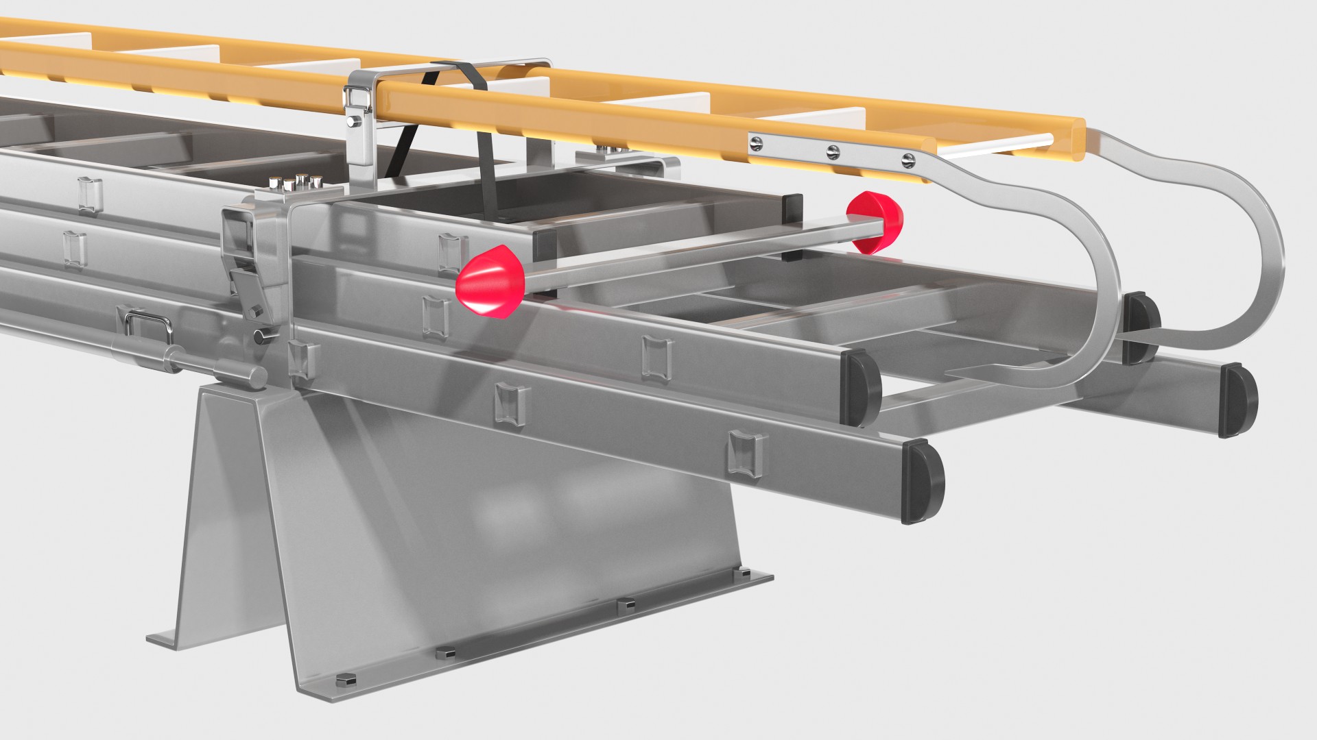 3D Folded Fire Ladder model