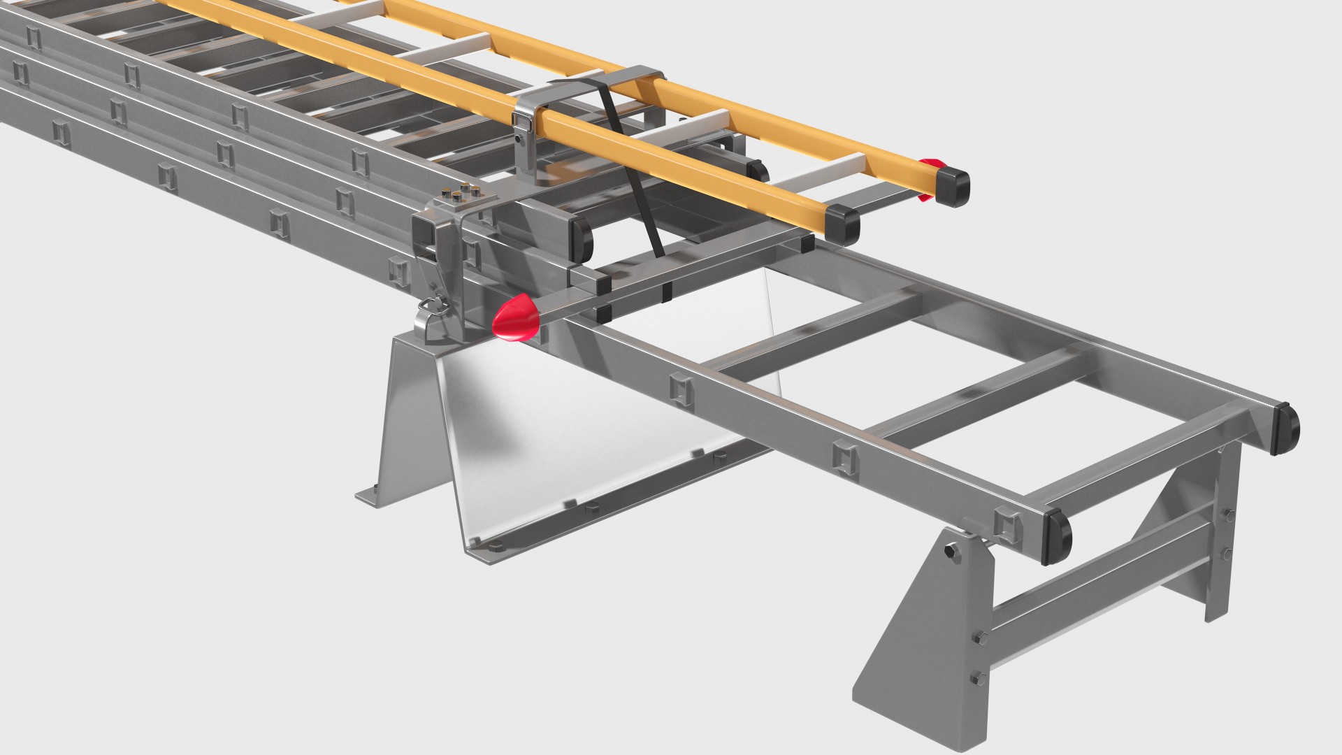3D Folded Fire Ladder model