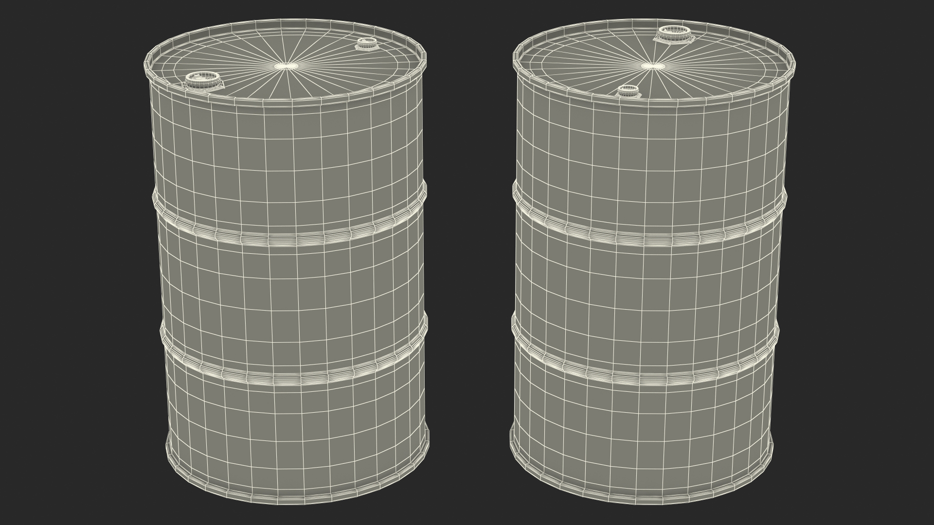 3D Motor Oil Barrel