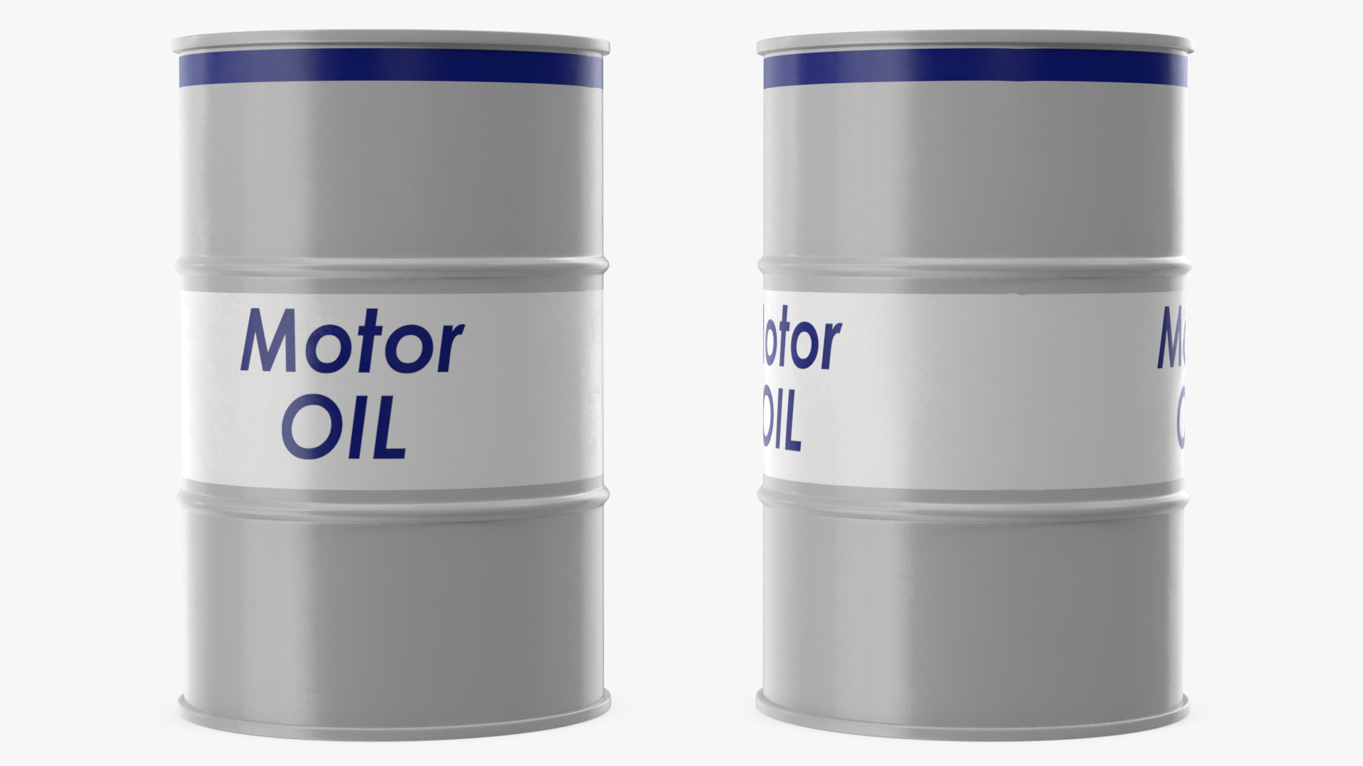 3D Motor Oil Barrel