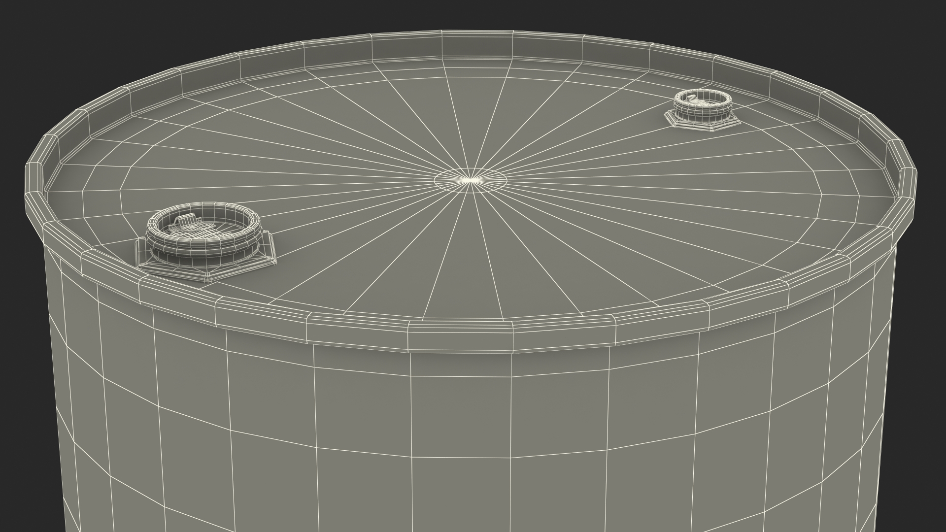 3D Motor Oil Barrel