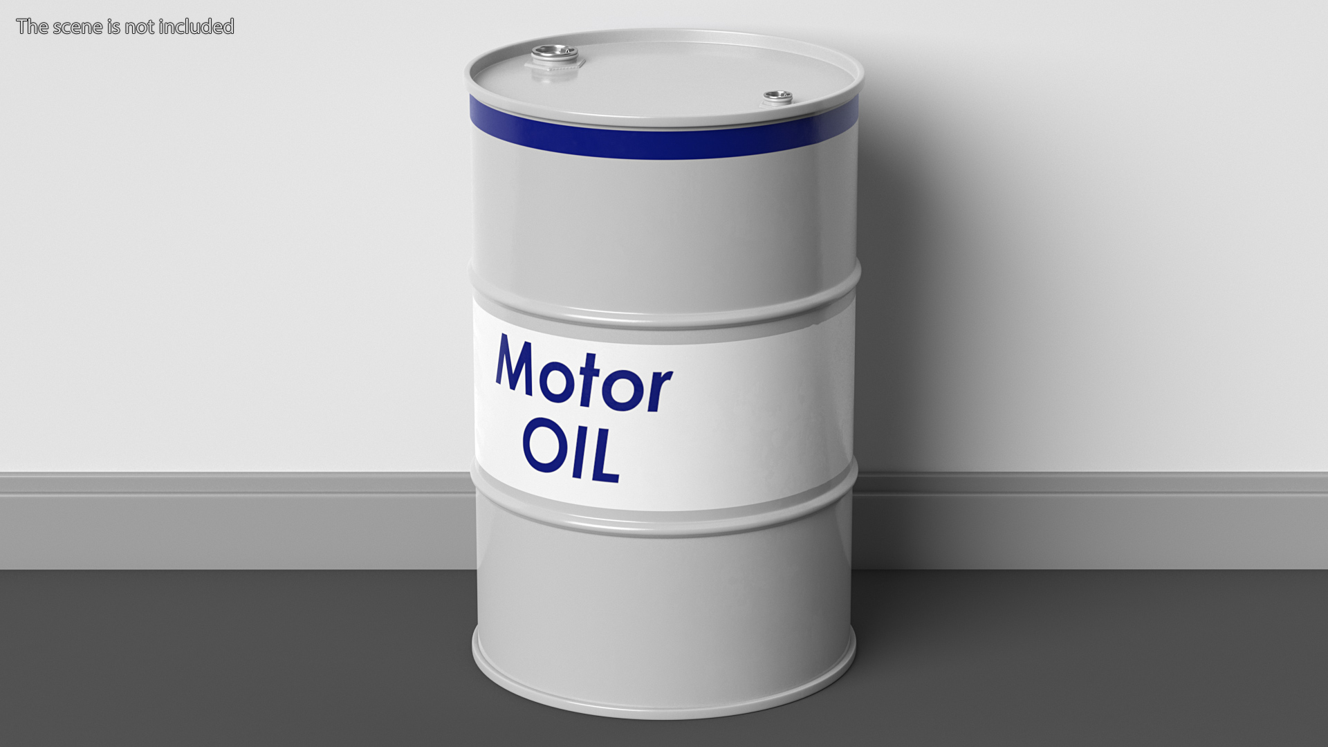 3D Motor Oil Barrel