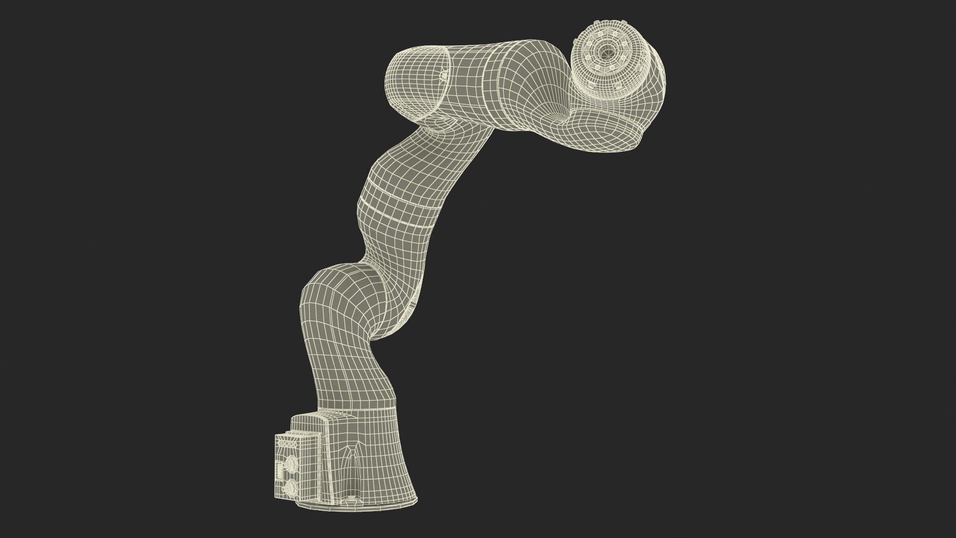 Industrial Robotic Hand Rigged for Maya 3D model
