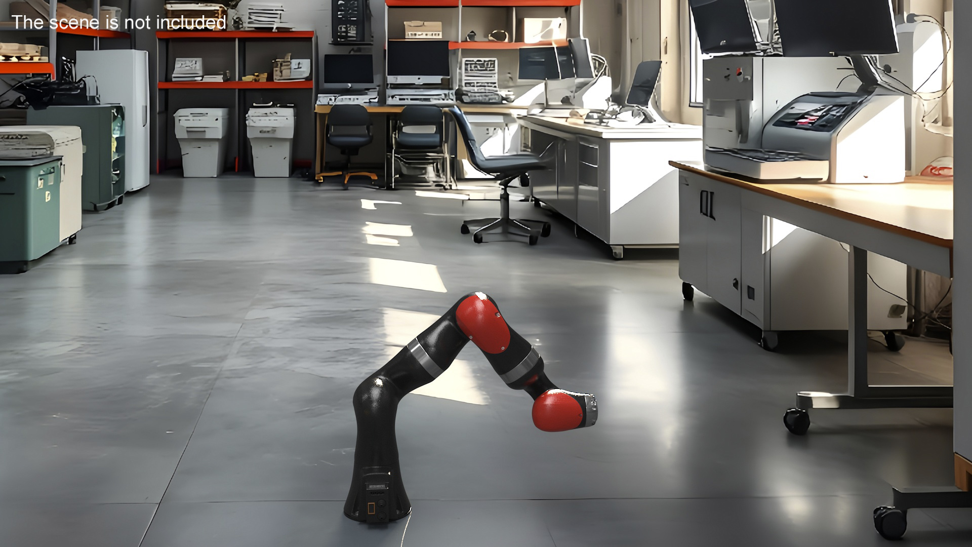 Industrial Robotic Hand Rigged for Maya 3D model