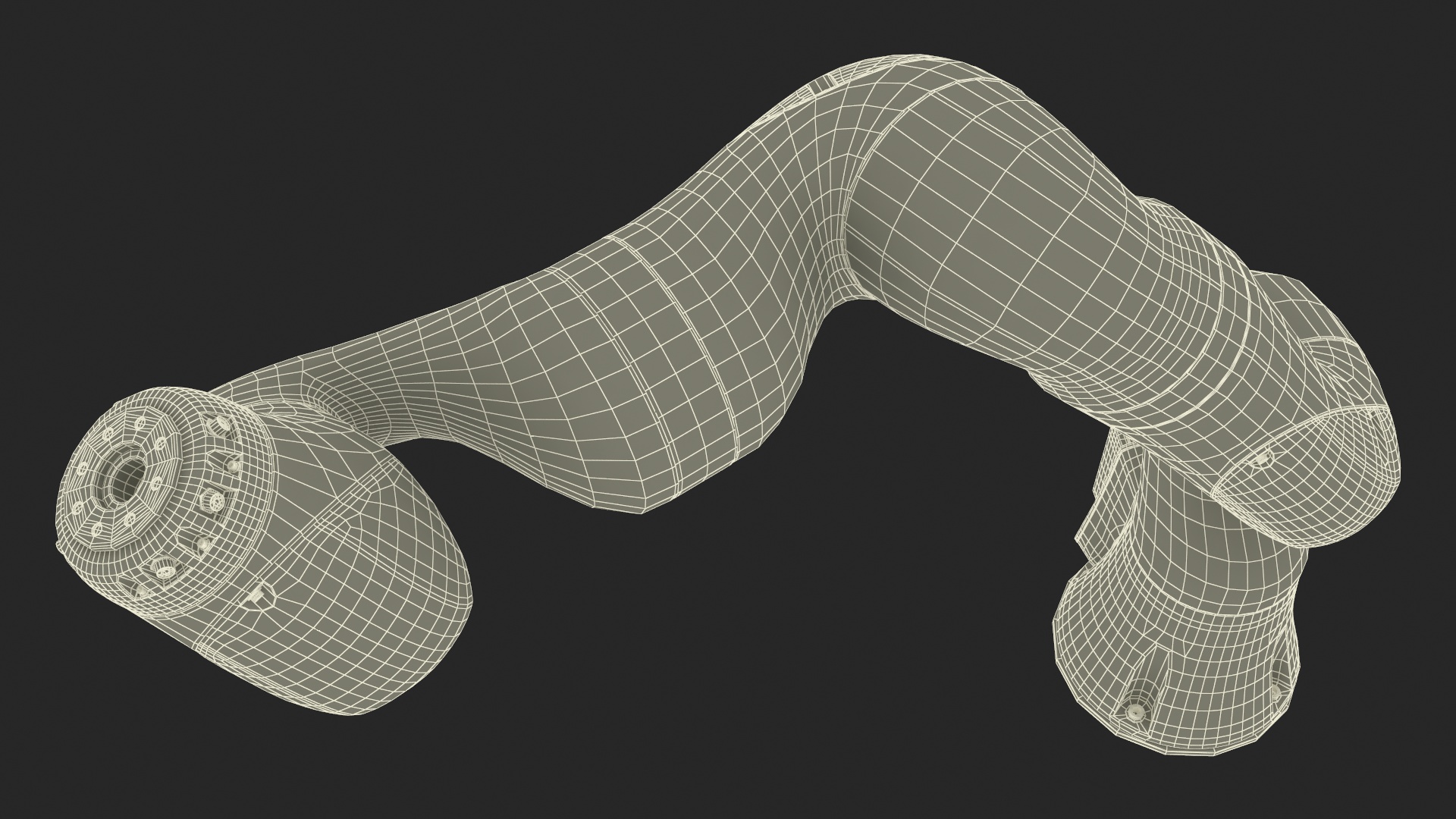 Industrial Robotic Hand Rigged for Maya 3D model