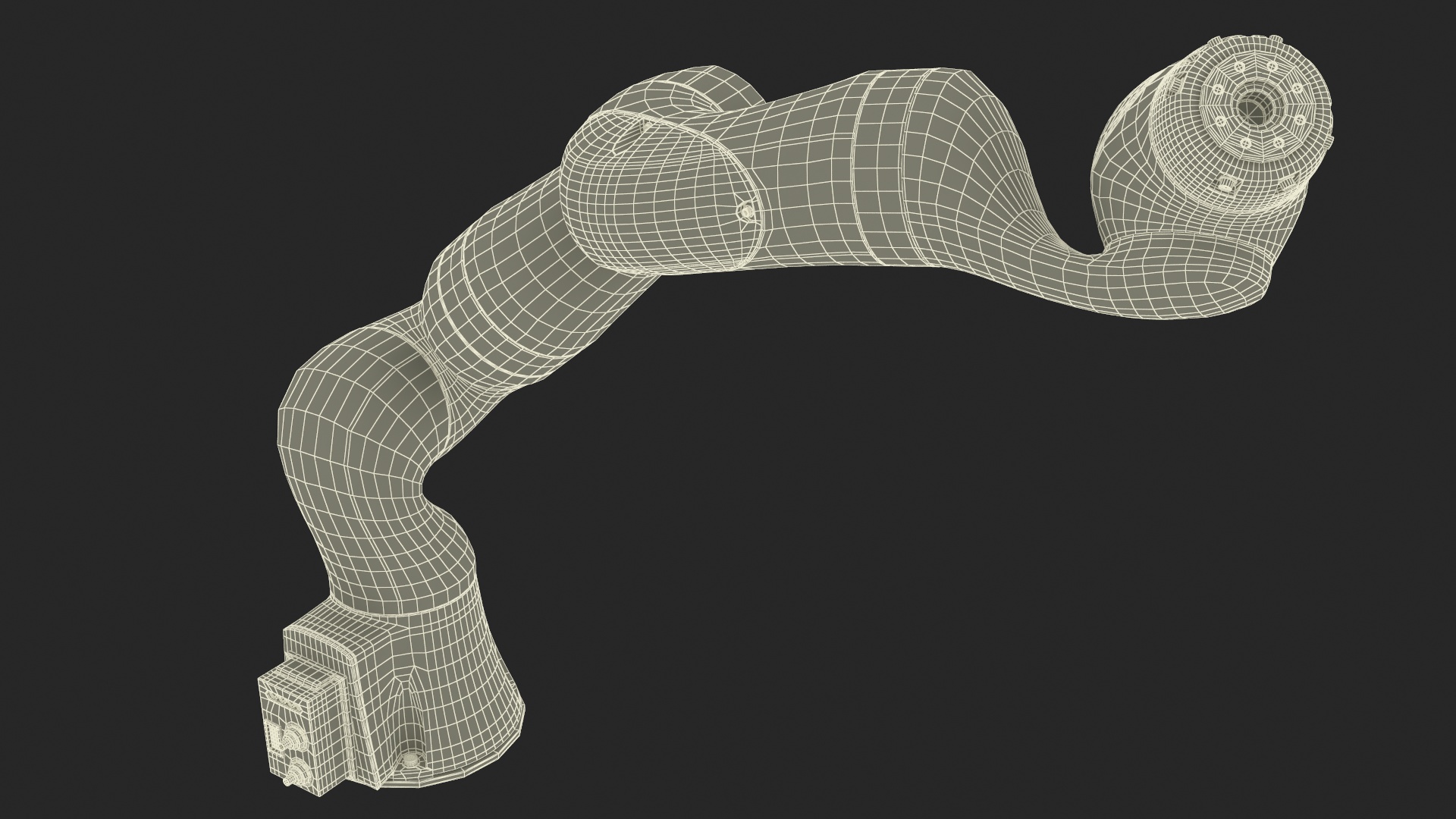 Industrial Robotic Hand Rigged for Maya 3D model