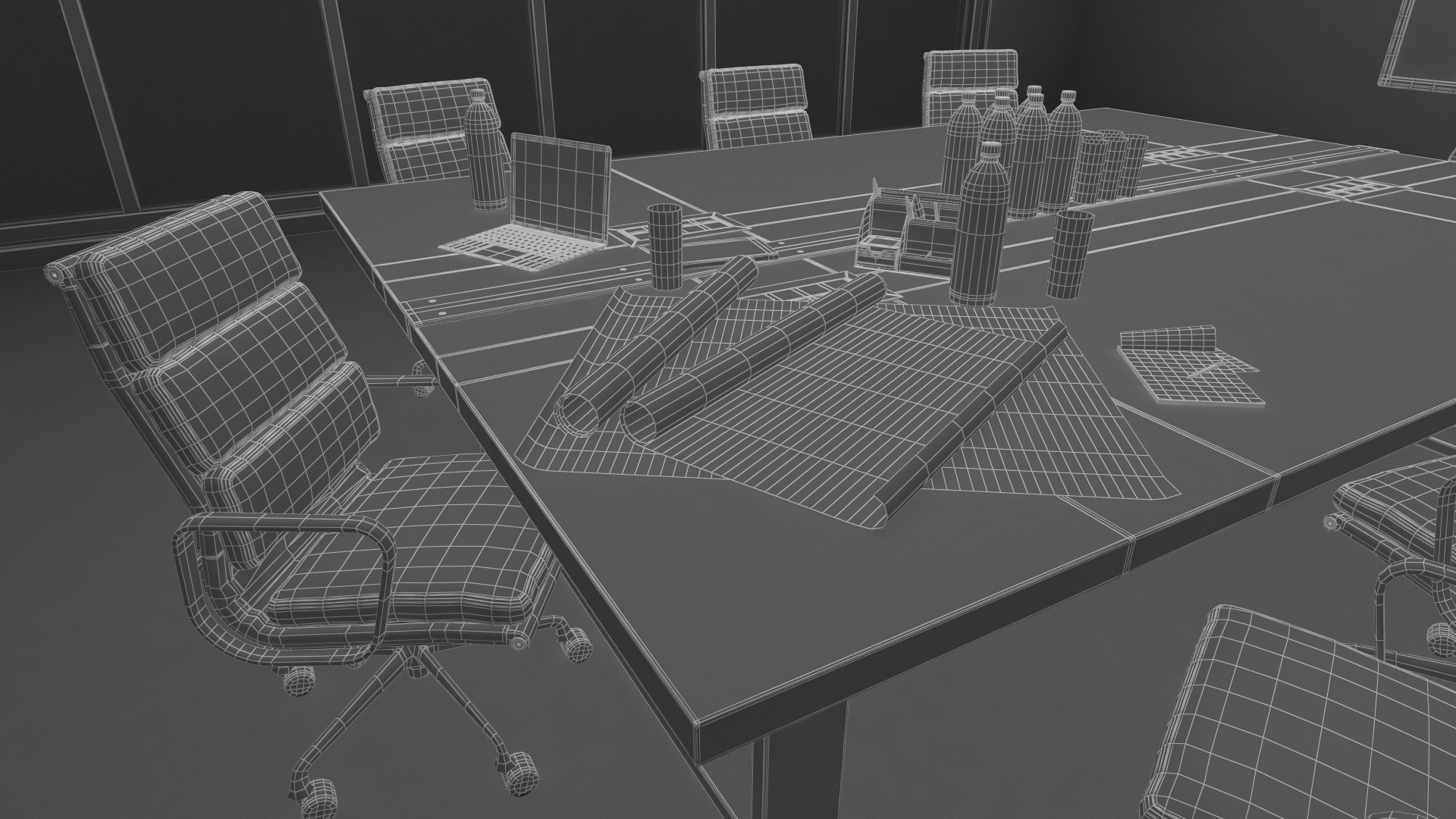 3D Business Meeting Room