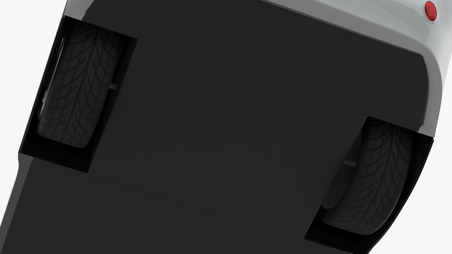 3D Futuristic Electric Bus Concept White Rigged for Maya model