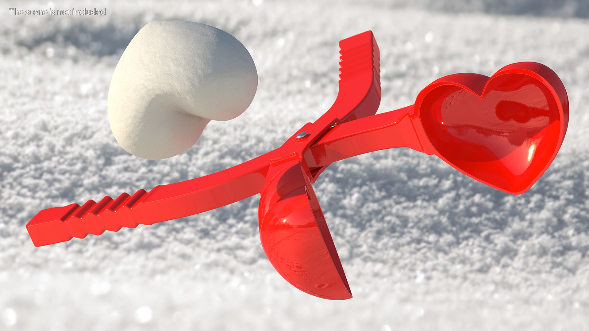 3D Heart Shaped Snowball Maker Tool with Snowball