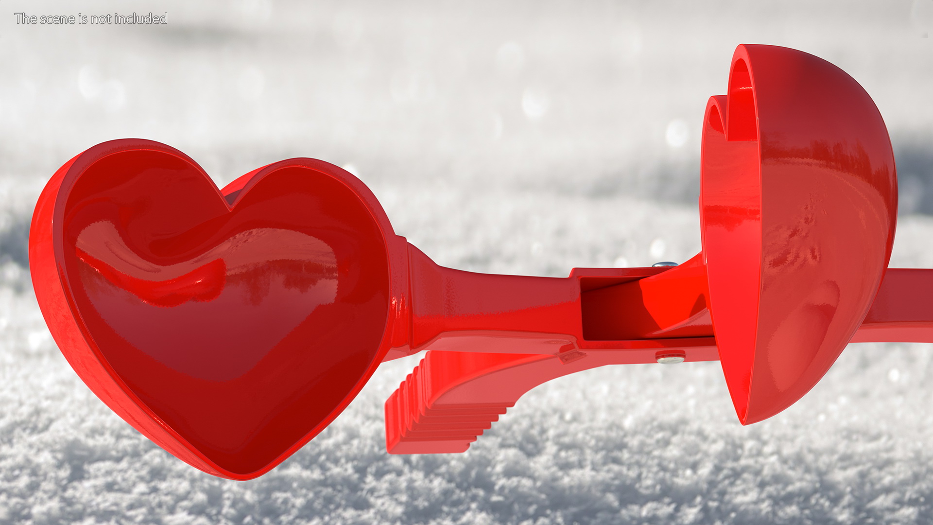 3D Heart Shaped Snowball Maker Tool with Snowball