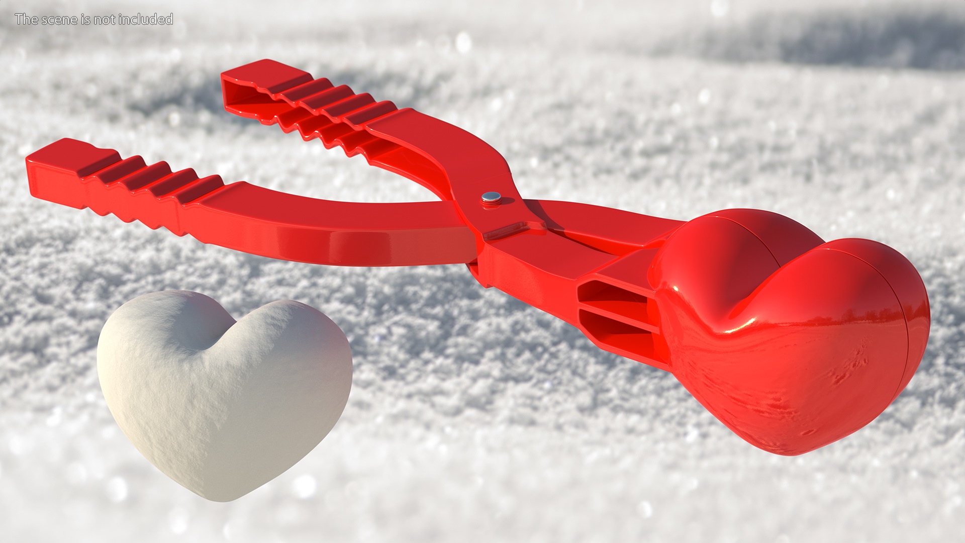 3D Heart Shaped Snowball Maker Tool with Snowball