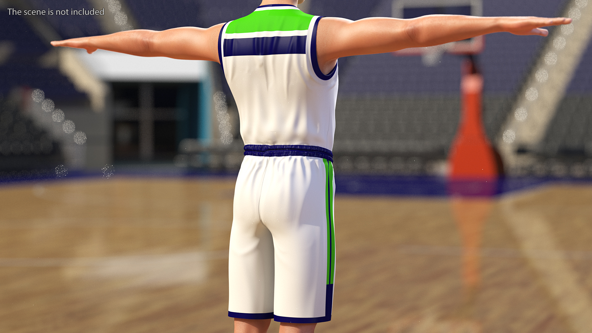 3D Basketball Uniform model