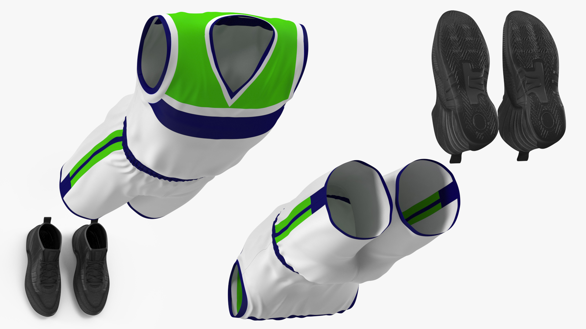 3D Basketball Uniform model