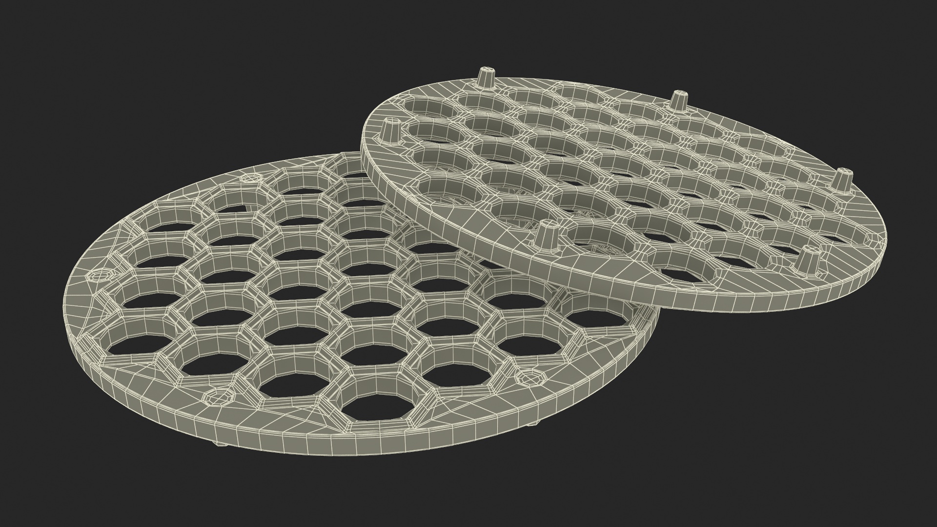 Circle Dumplings Maker Mold 3D