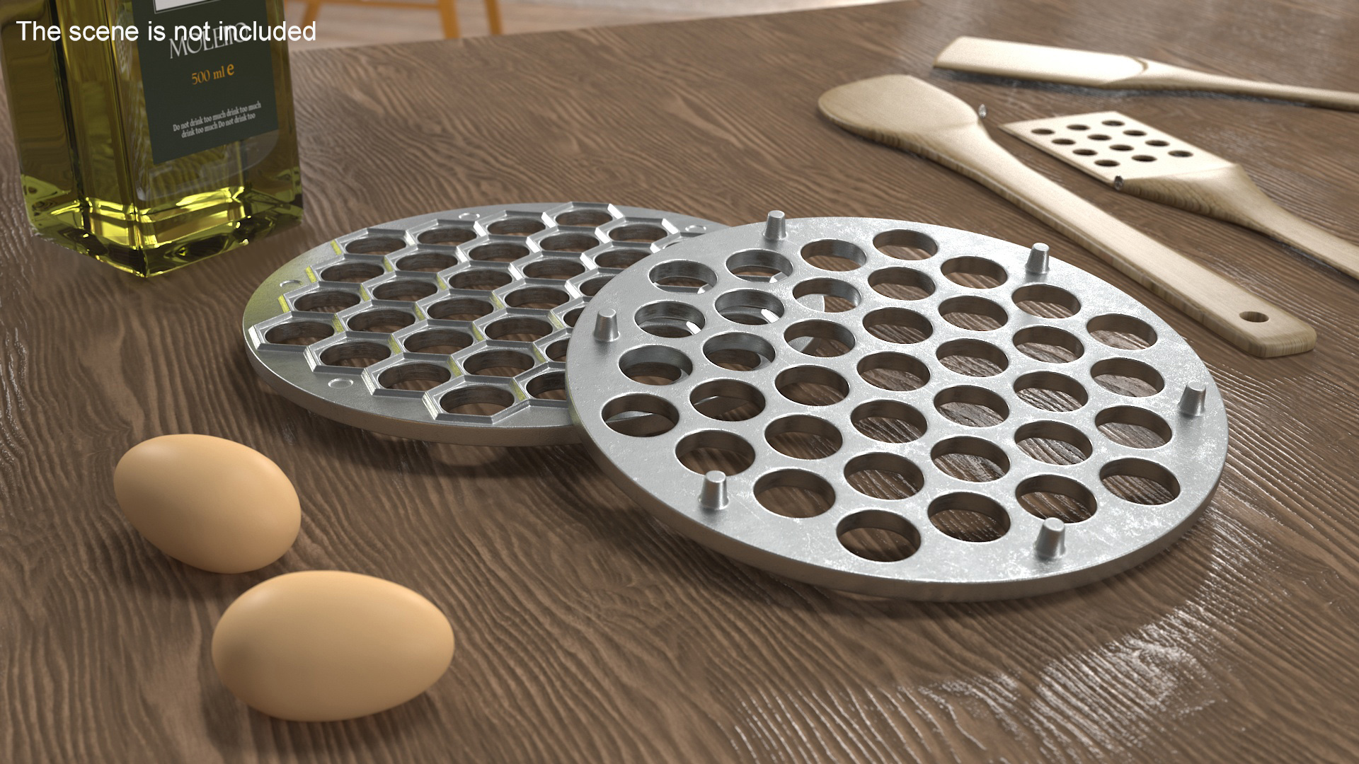 Circle Dumplings Maker Mold 3D