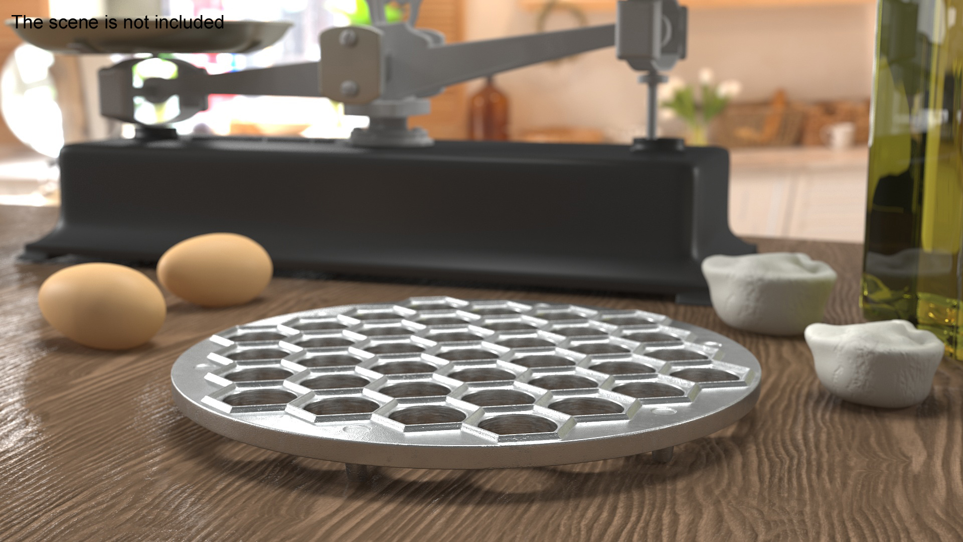 Circle Dumplings Maker Mold 3D