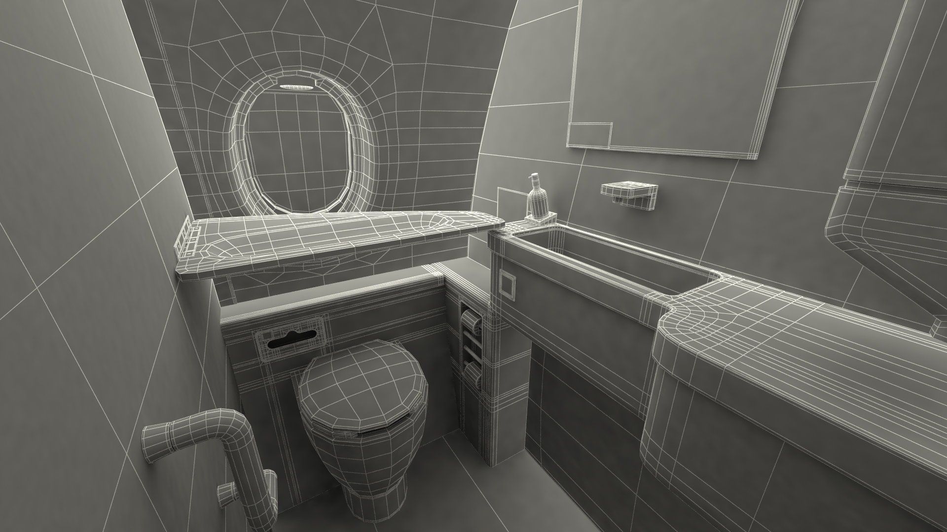 3D Airbus A220 100 Detailed Interior Generic