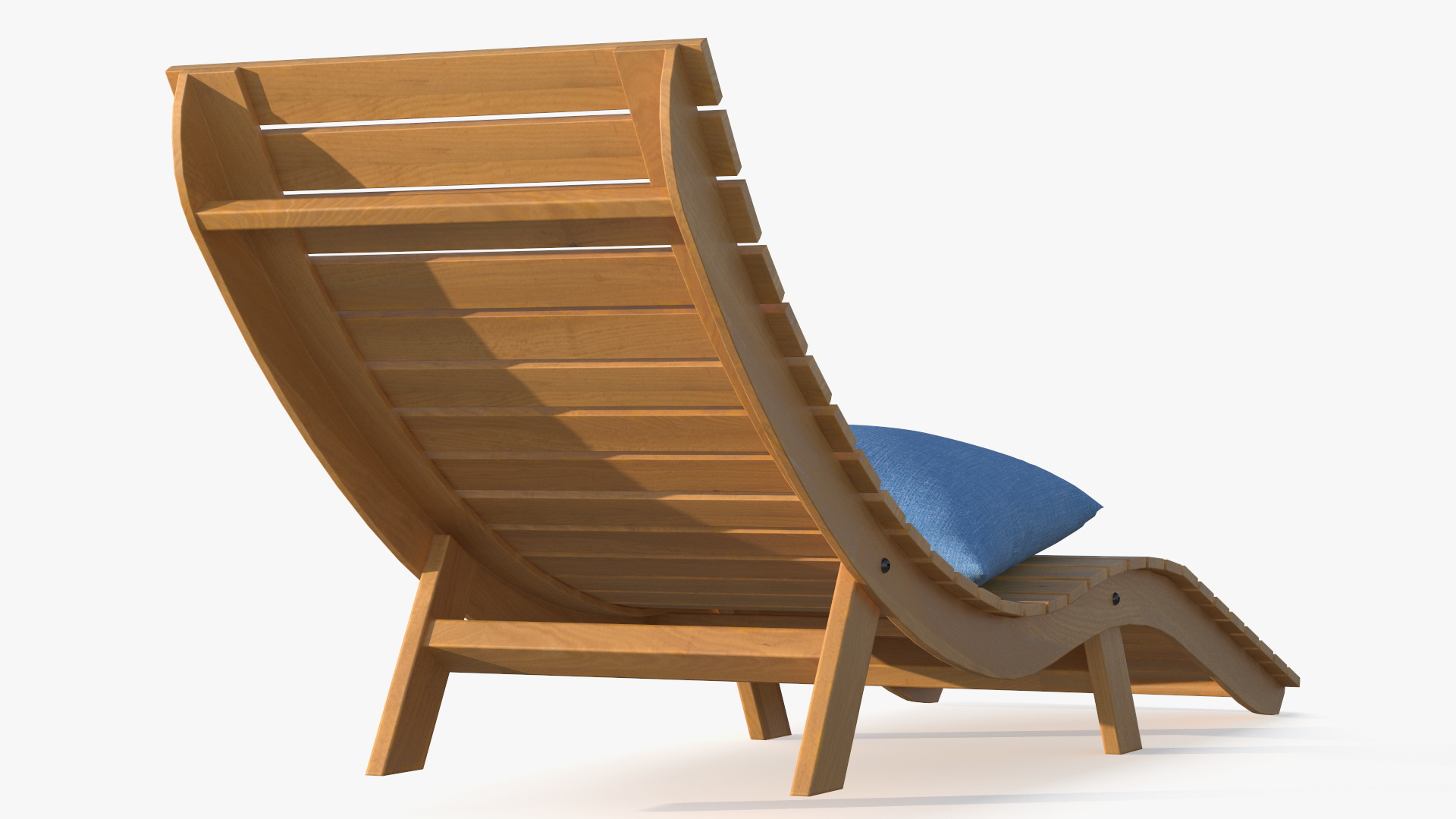 3D Beach Lounger model