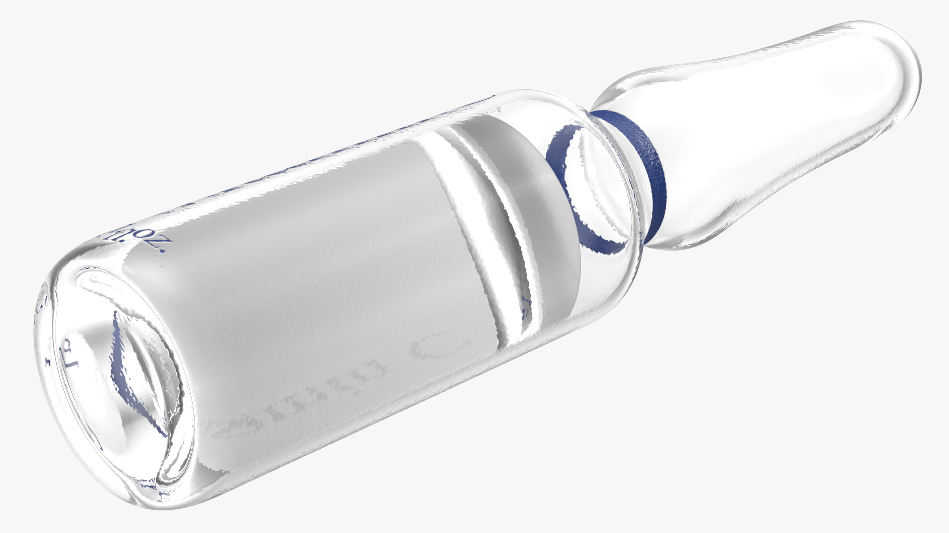 3D model Ascorbic Acid Vitamin C 1ml Ampoule