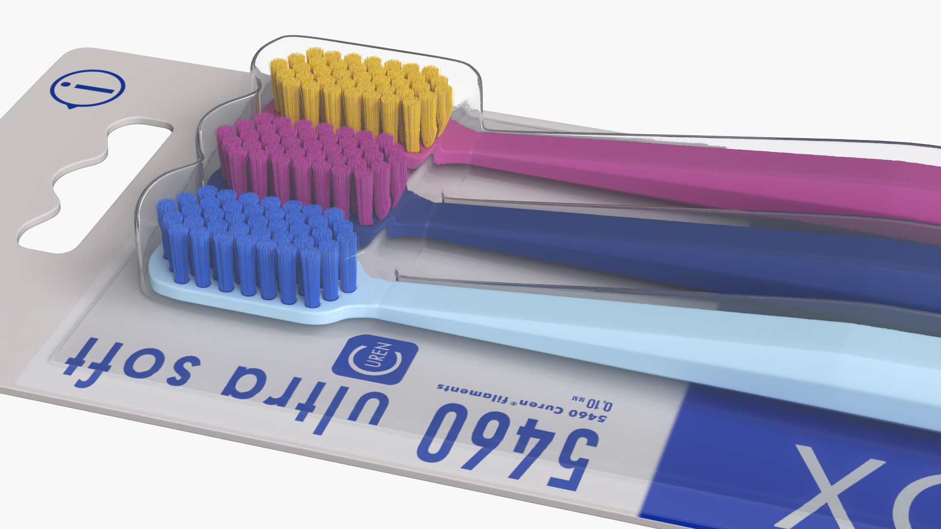 Curaprox 5460 Toothbrush Pack Multicolor, view 6