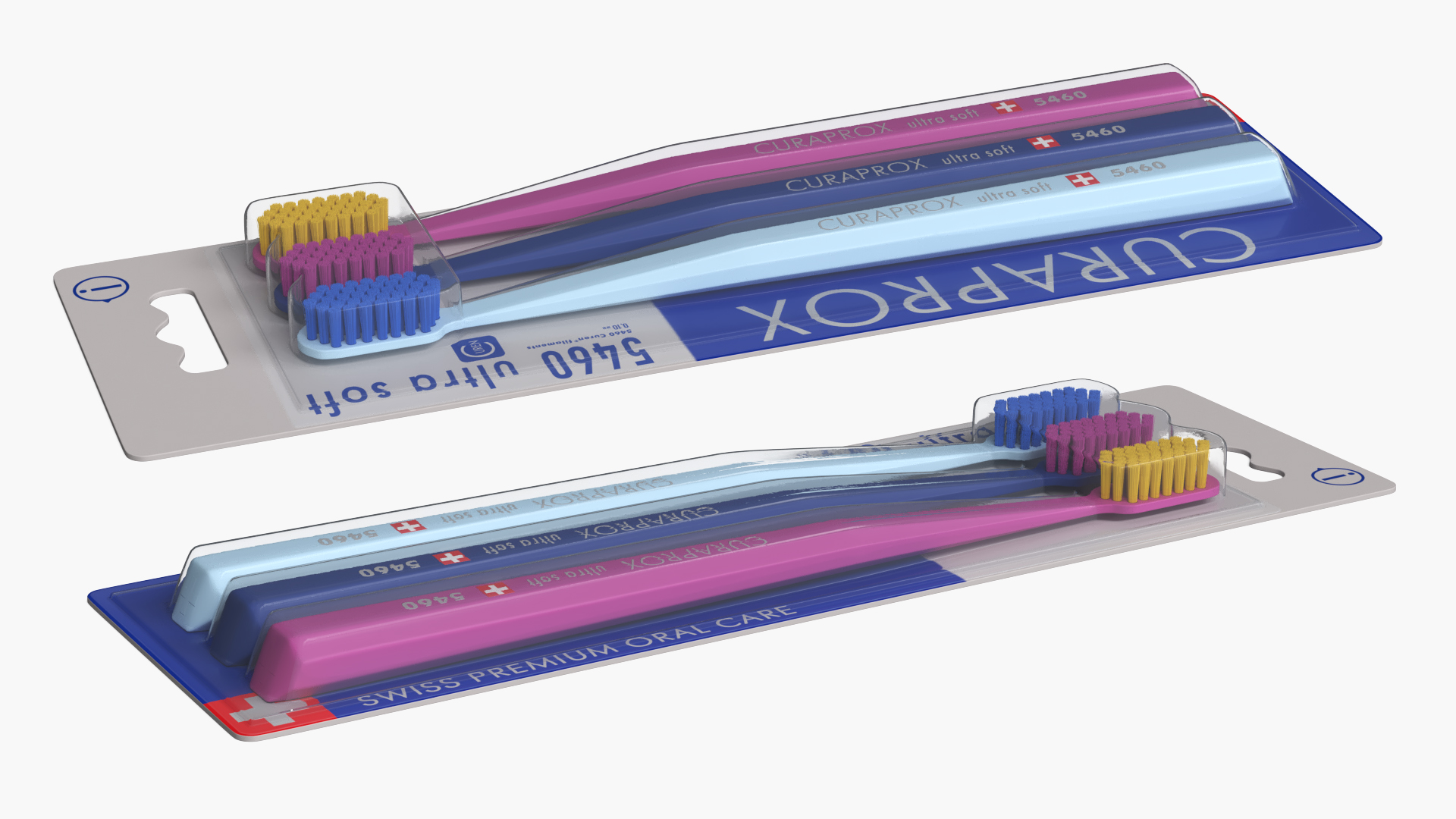 Curaprox 5460 Toothbrush Pack Multicolor, view 3