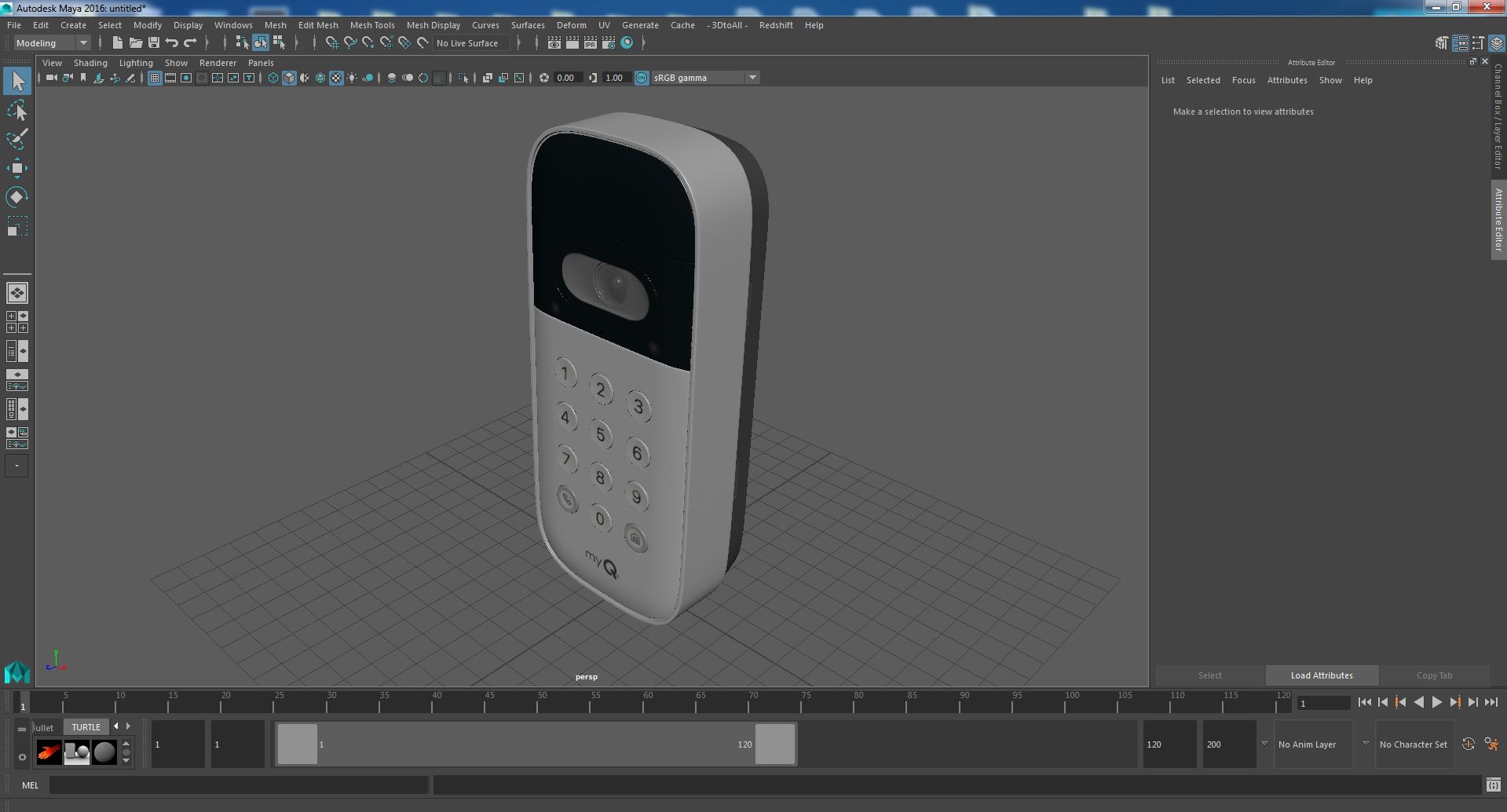 3D Smart Garage Keypad with Camera