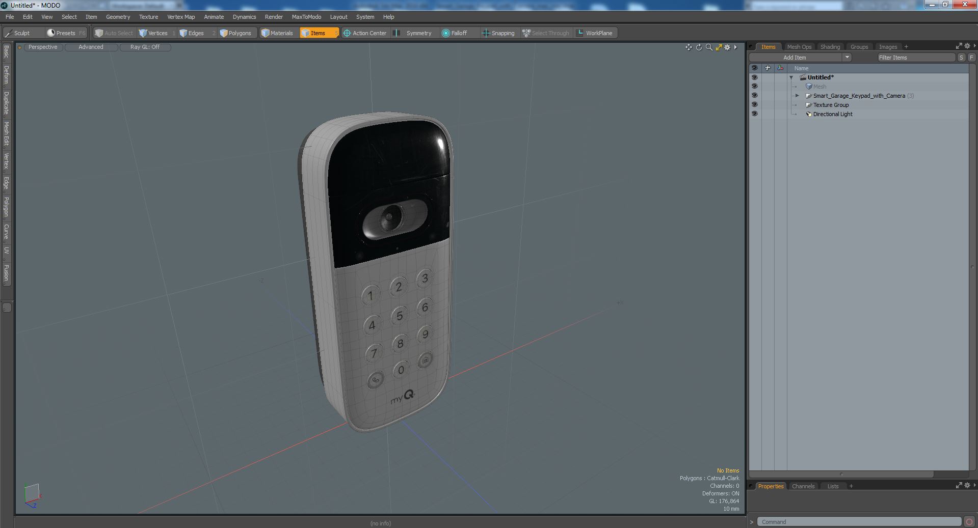 3D Smart Garage Keypad with Camera