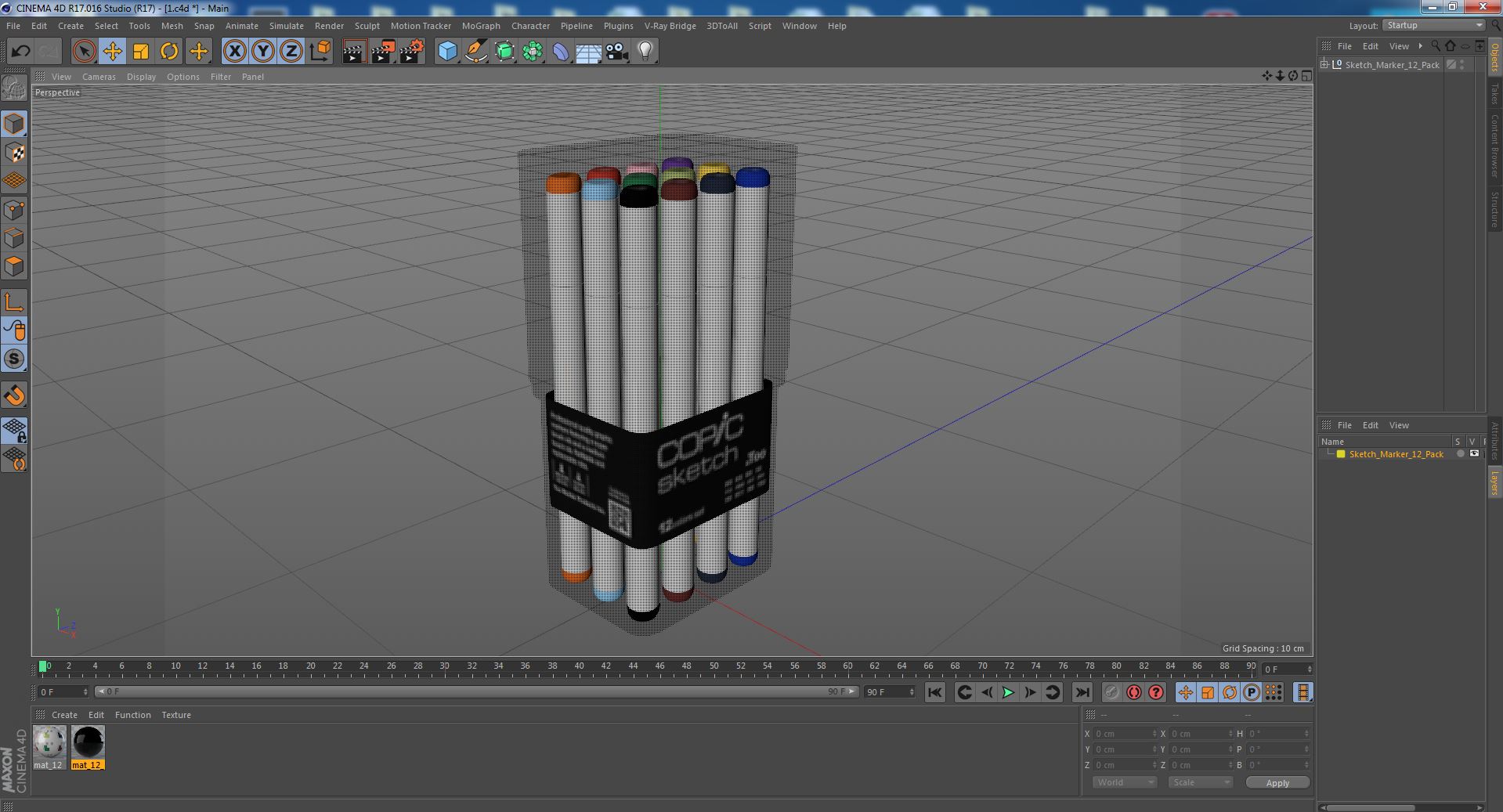 3D Sketch Marker 12 Pack